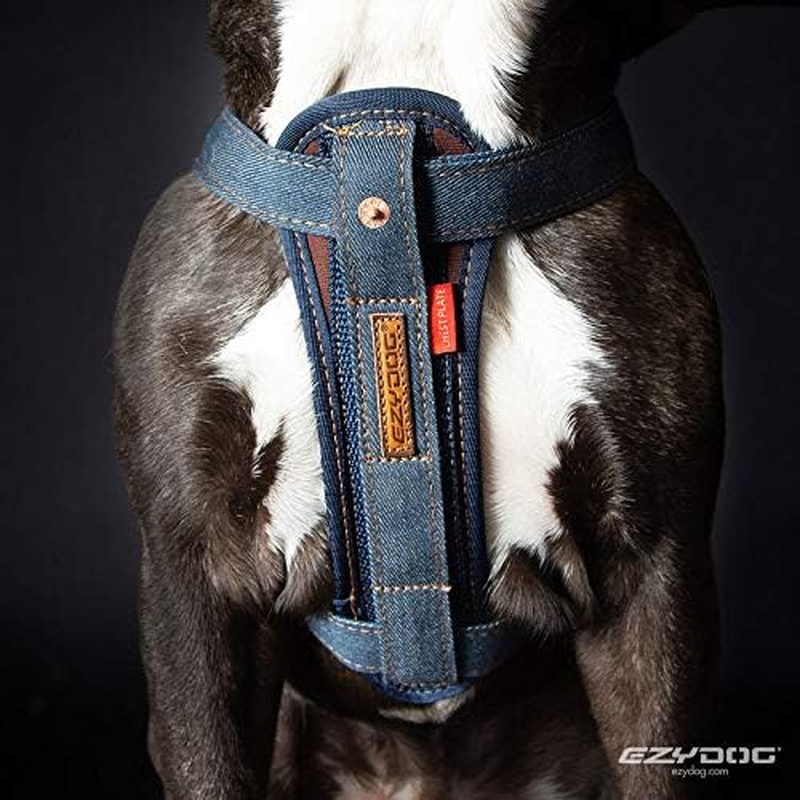 EZYDOG Dog Harness, Dog Harness, Denim, XS Size image number 3