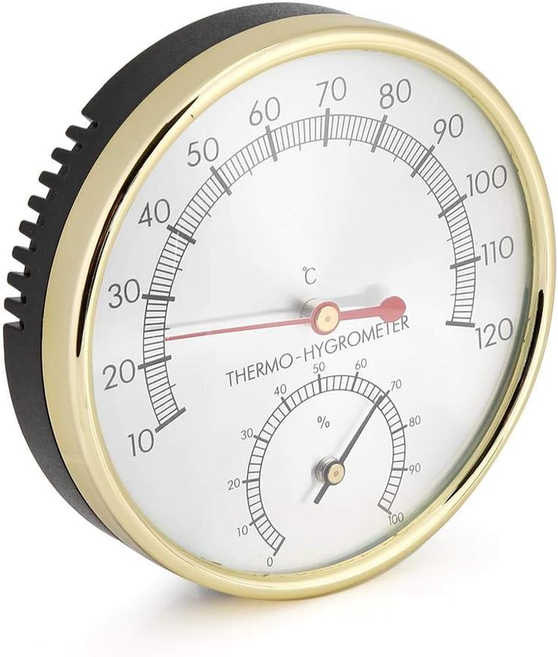 2 in 1 Sauna Hygrothermograph Thermometer Hygrometer Sauna Room Accessory for Houses Offices Workshops Schools Markets Warehouses image number 4