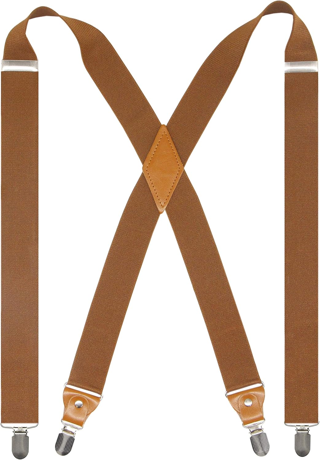 Doloise Adjustable Elastic X Back Style Suspenders for Men'S and Women'S with Strong Metal Clips