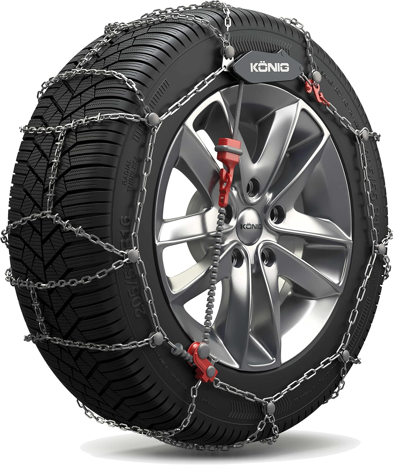 K&ouml;nig CL-10 102 - Snow Chains, 2 Pieces image number 1