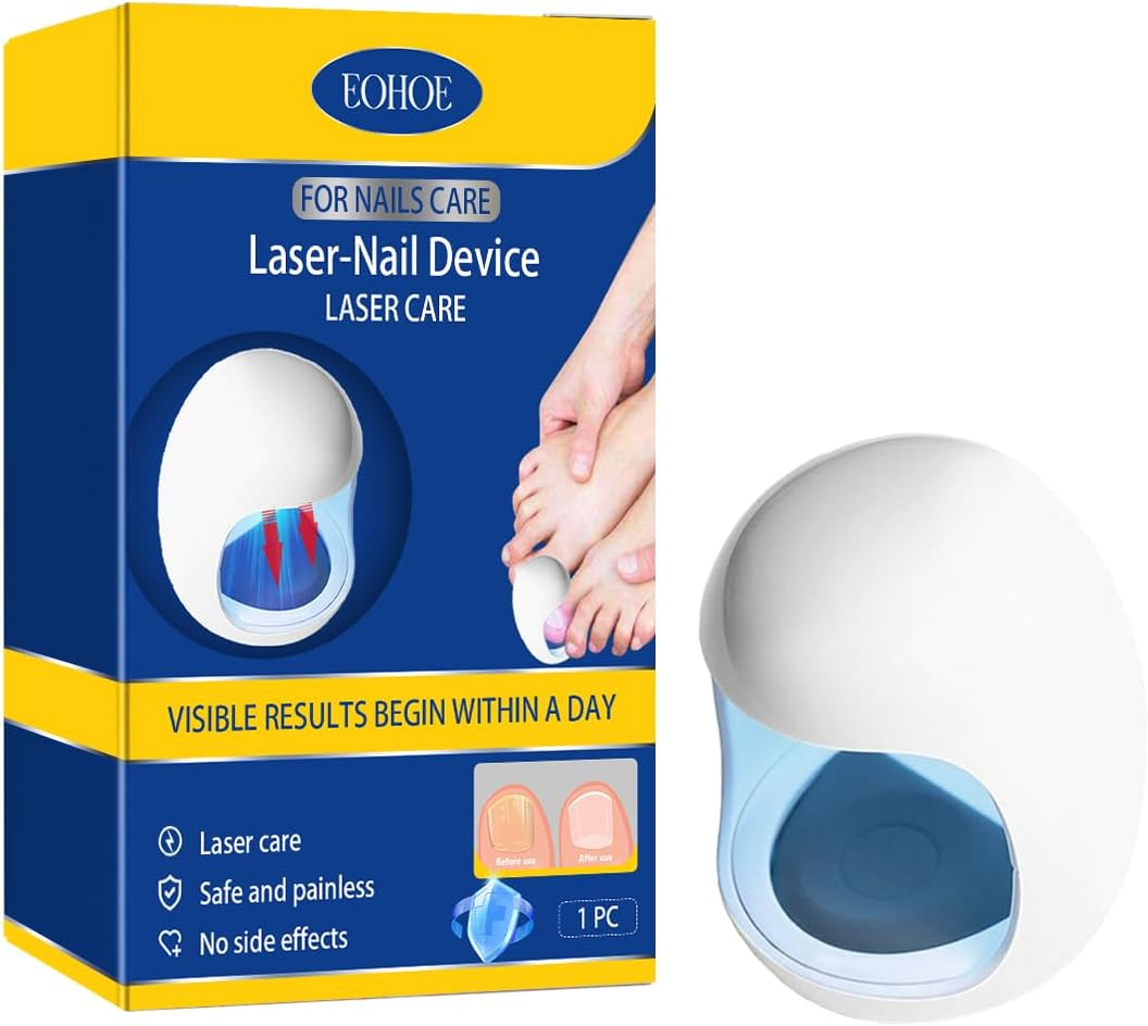 Mingzhe Laser-Nail Device Nail Fungus Cleaning Laser Device Nail Fungus Laser Treatment for Damaged Discolored Thick Toenails & Fingernails