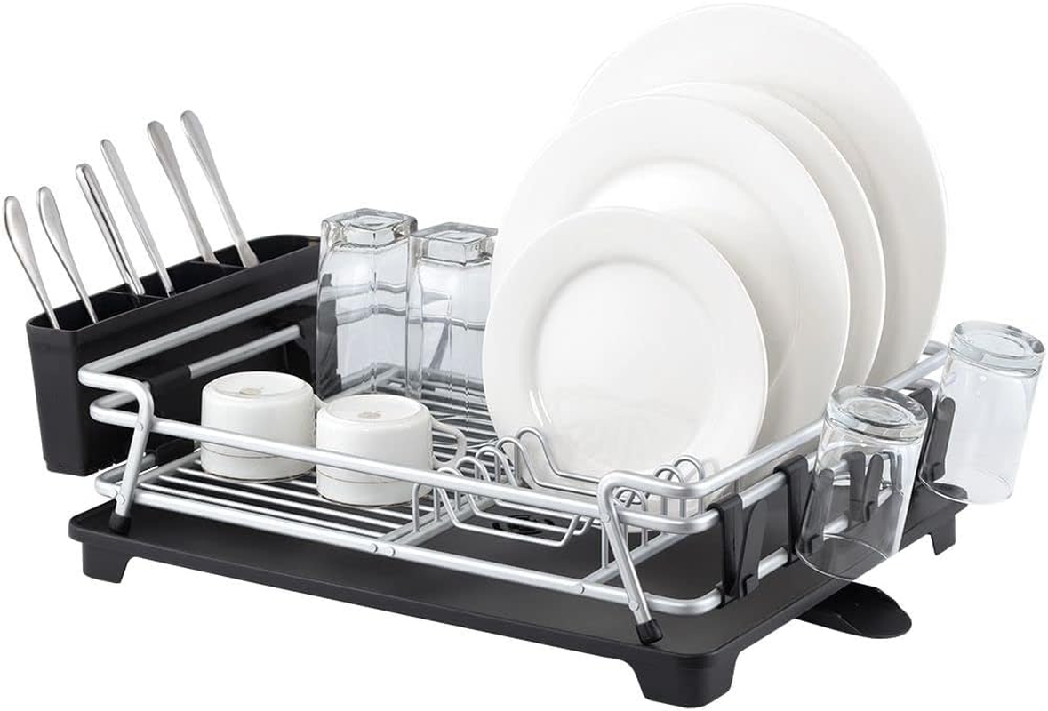 D.Line "Pinnacle" Aluminium Dish Rack Drying Drainer Board Tray Organiser image number 4