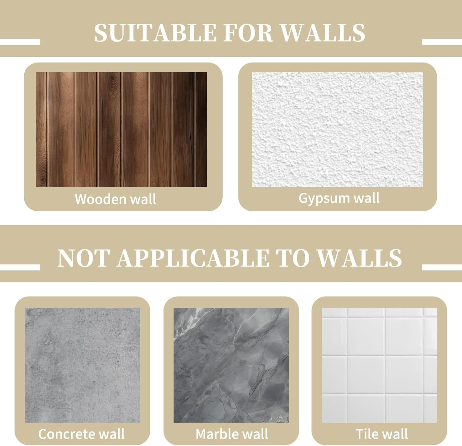 100 Pcs Picture Hanging Kit, Golden Wall Hooks with Nails, Heavy Duty Photo Frame Hangers for Drywall & Wooden Walls Includes 30LB & 50LB Hooks Minimal Damage image number 2