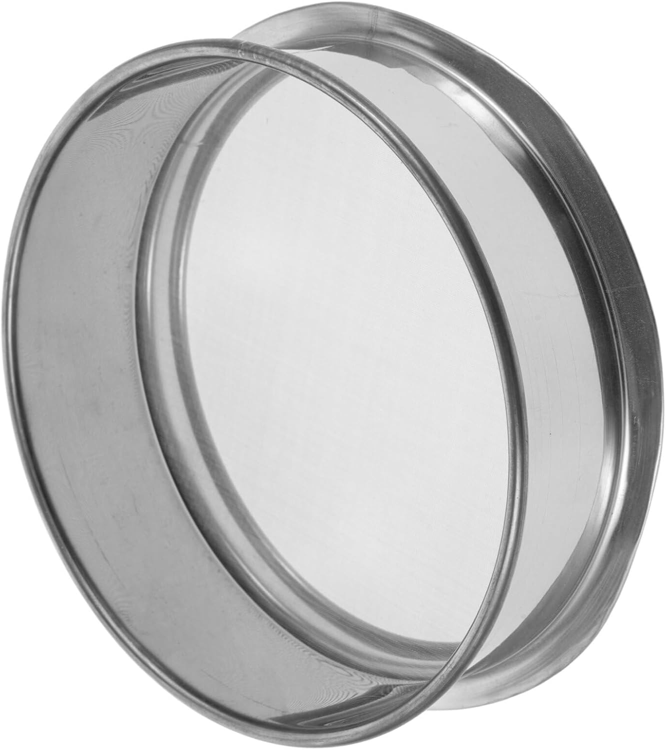 LALAFINA 100 Mesh Drum Sieve 15 Cm Stainless Steel Flour Sifter for Kitchen, Rice, Juice, Food, Pasta, Flour, Baking image number 1