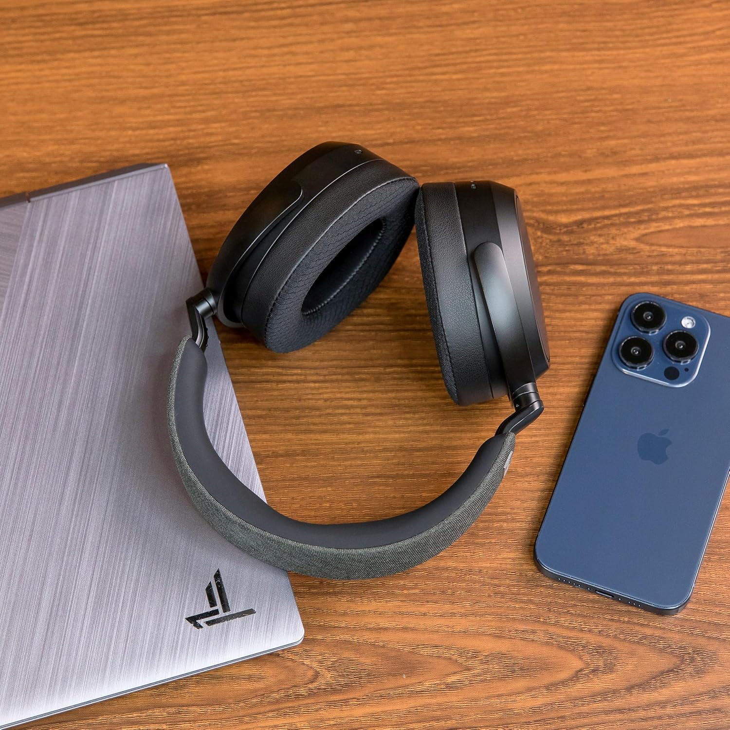 WC Freeze Momentum 4 - Cooling Gel Earpads for Sennheiser Momentum 4 Wireless over Ear Headphones by Wicked Cushions - Boost Comfort, Thickness, & Sound Isolation for Epic Listening | Black image number 3