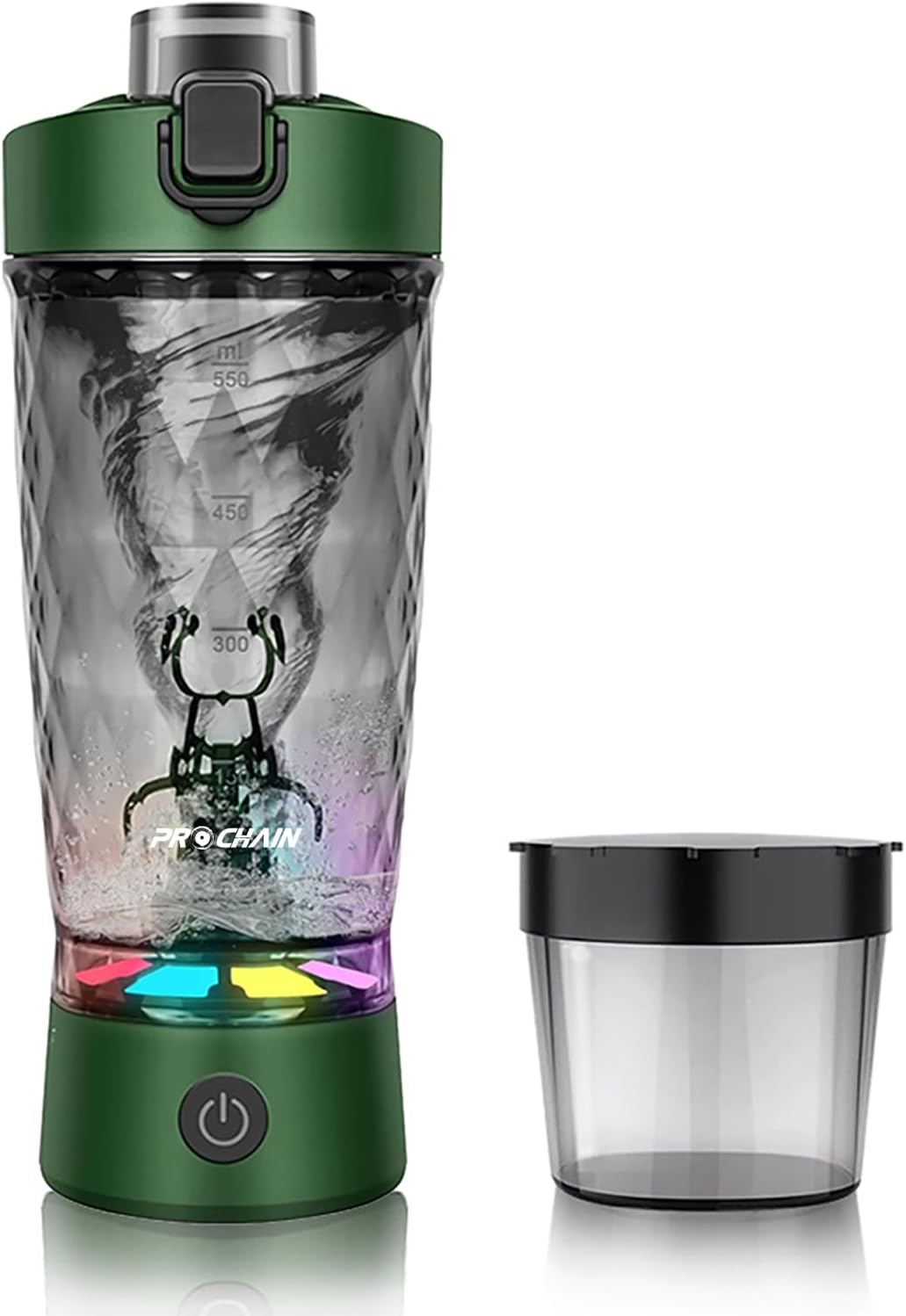 Electric Protein Shaker Bottle, USB Rechargeable Mixing Cup, Water Drink Mixer Portable Bottles for Gym Sport