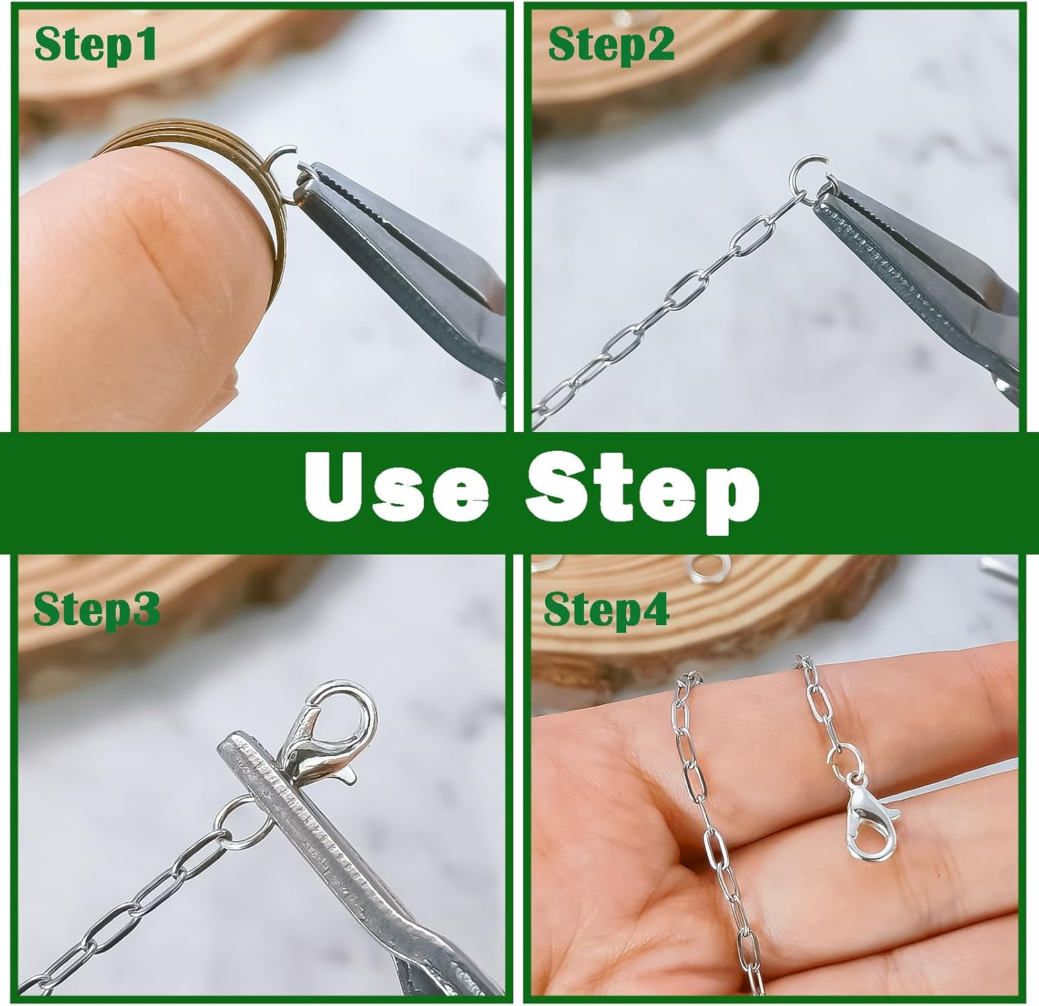 1000Pcs 10Mm Stainless Steel Jump Rings 18 Gauge Metal O Rings Close but Unsoldered Single Loop Connector Rings for Jewelry Necklaces Bracelet Earrings Keychain DIY Making image number 6