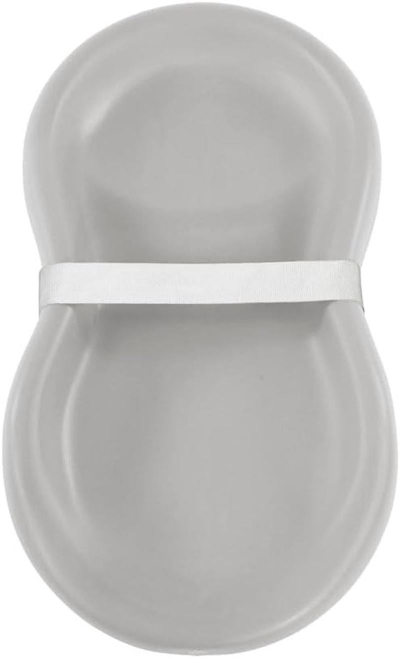 Keekaroo Peanut Changer Grey &ndash; the Original Made in USA Easy-To-Clean Changing Pad and the Only Shell over Foam, Fully Water Repellant - Grey image number 3