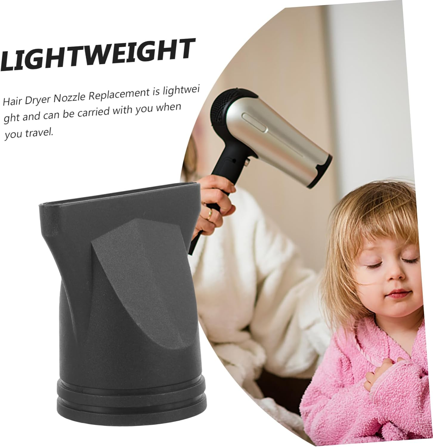 10Pcs Hair Dryer Nozzles and Combs Set, Narrow Concentrator Blow Dryer Attachments, Heat Resistant Styling Tools for Professional Salon and Home Use image number 6