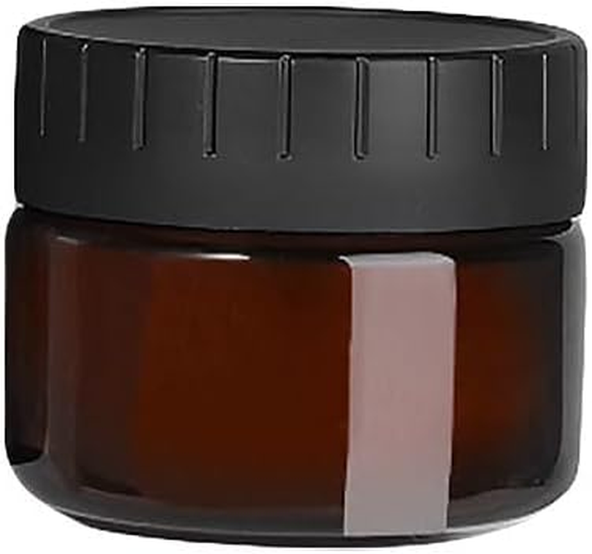 High-Quality PET Plastic Cream Bottle - 10PCS, 60ML/100ML/120ML, Double Layer Container for Cosmetic Creams, Skincare, and Lotions, Amber Brown Jar with Secure Black Lid image number 6