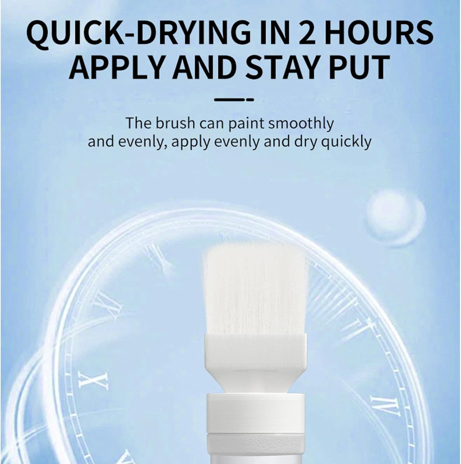 G&eacute;n&eacute;rique Wall Paint, Safe Wall Repair Paste, Wall Painting Kit, White Ceiling Paint, Wall Touchup Paint with Brush, Wall Paint to Remove Stain, Home Wall Repair Paste, Easy-To-Apply Wall Paint, image number 6