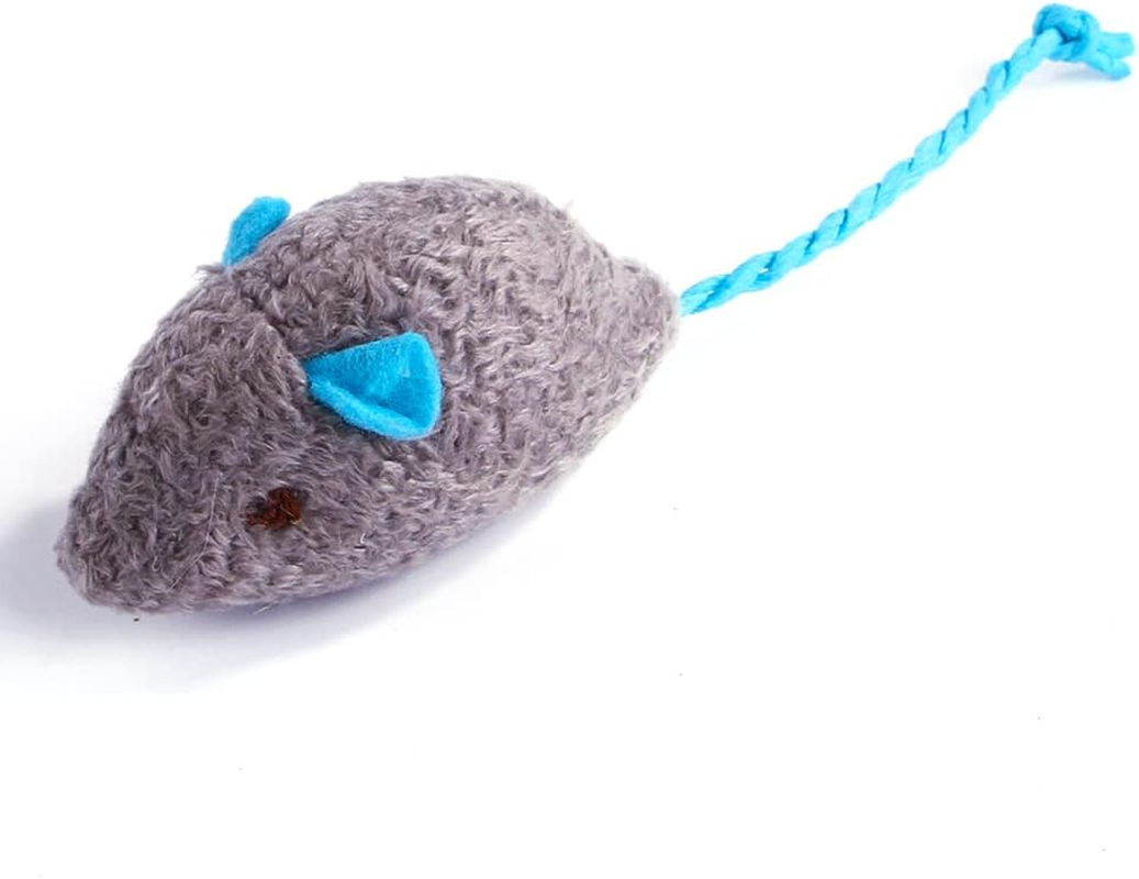 Cat Interactive Plush Mouse Toy - 3 Pack (Cat, Mouse) image number 2