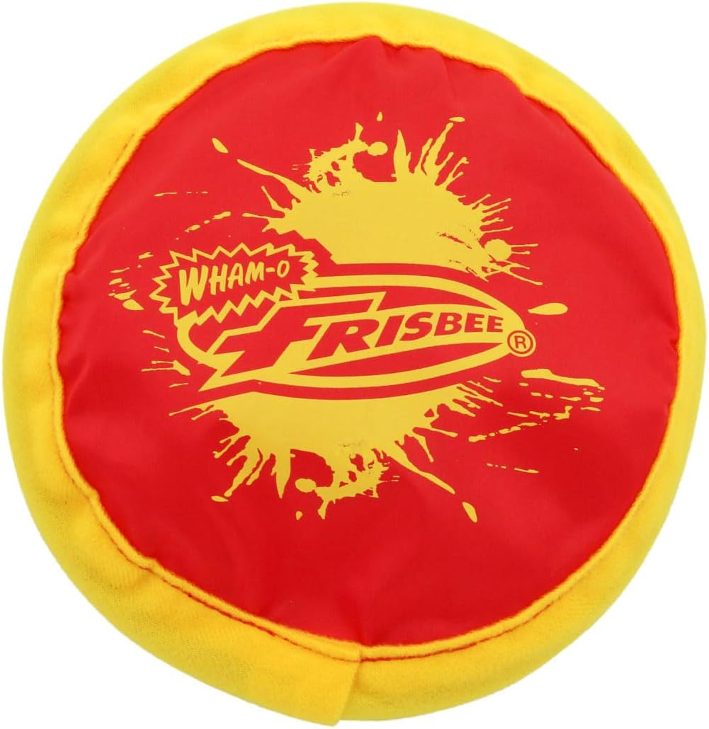 BLUECHOLON 6.1" Yellow Blue Red Soft Fabric Mini Frisbee Padded Edges 45G Indoor Outdoor image number 2