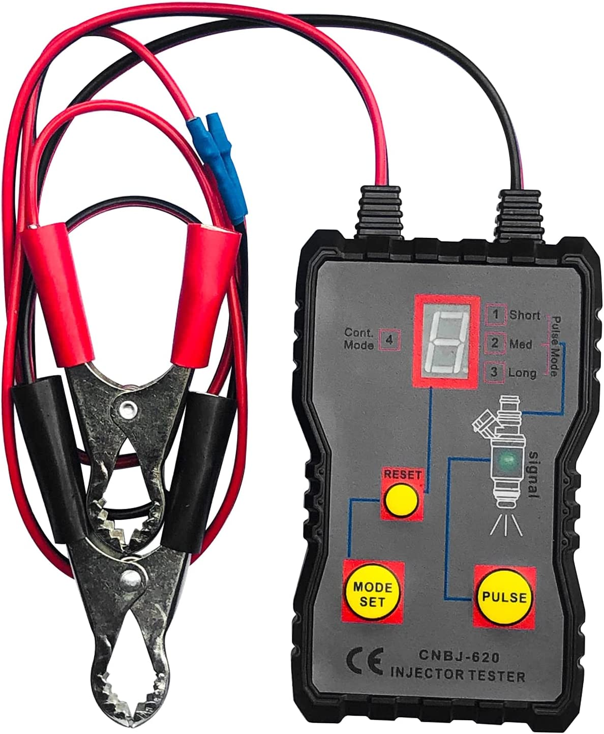 Eacam Fuel Injector Tester 4 Pluse Modes Fuel Injector Flush Cleaner Adapter Cleaning Tool Kit image number 5