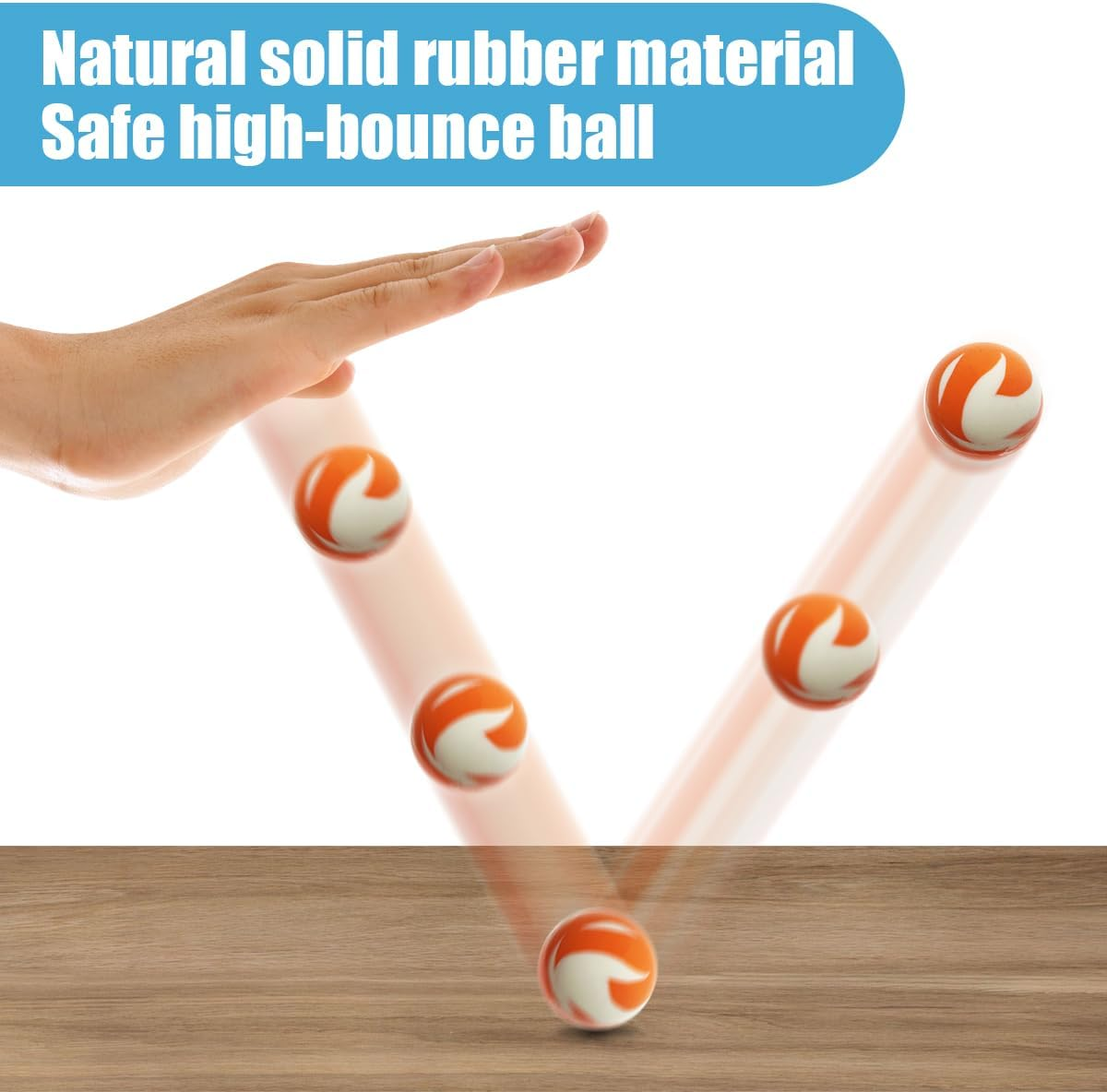 WELANE Bouncy Balls, 20 PCS Color Rubber Balls for Party Bag Filler, Game Prizes, Cat Toys (25Mm/0.98In) image number 6