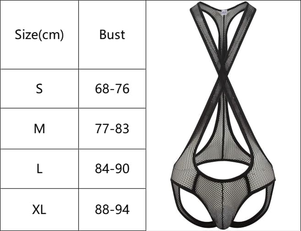 Men'S Mesh Jockstrap Bodysuit Leotard Wrestling Singlet Bodysuit image number 1