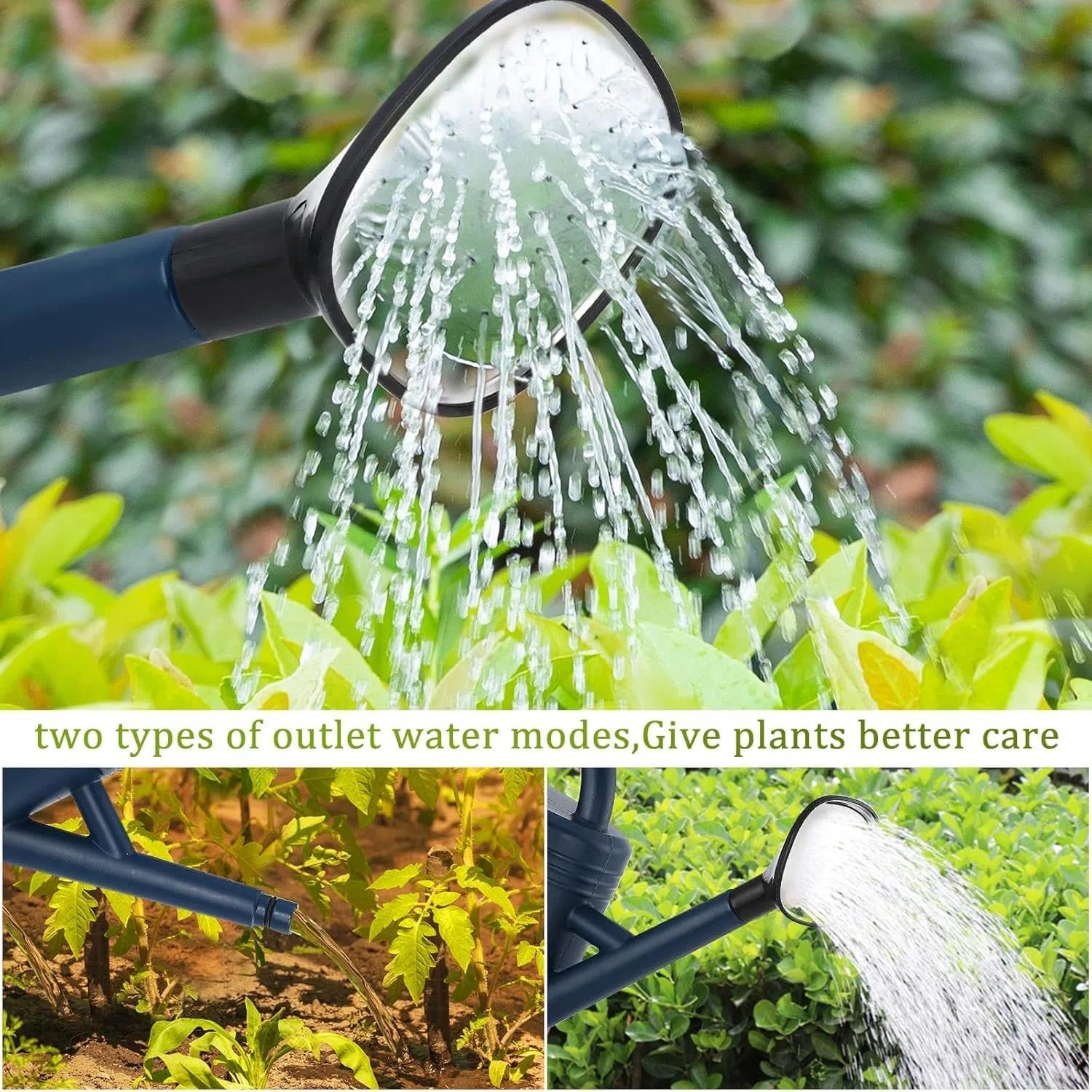 Watering Can for Indoor and Outdoor Plants, 1-Gallon Capacity, Durable, with Detachable Nozzle, High-Quality Polymers for Easy Plant Watering, Ruibex image number 4