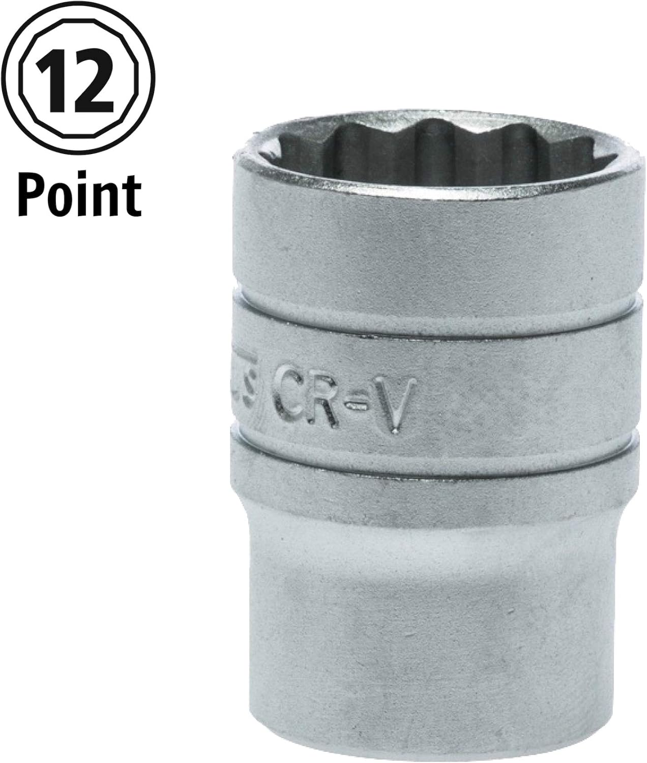 Teng Tools 16Mm 1/2 Inch Drive 12 Point Regular/Shallow Metric Socket - M120516-C image number 1