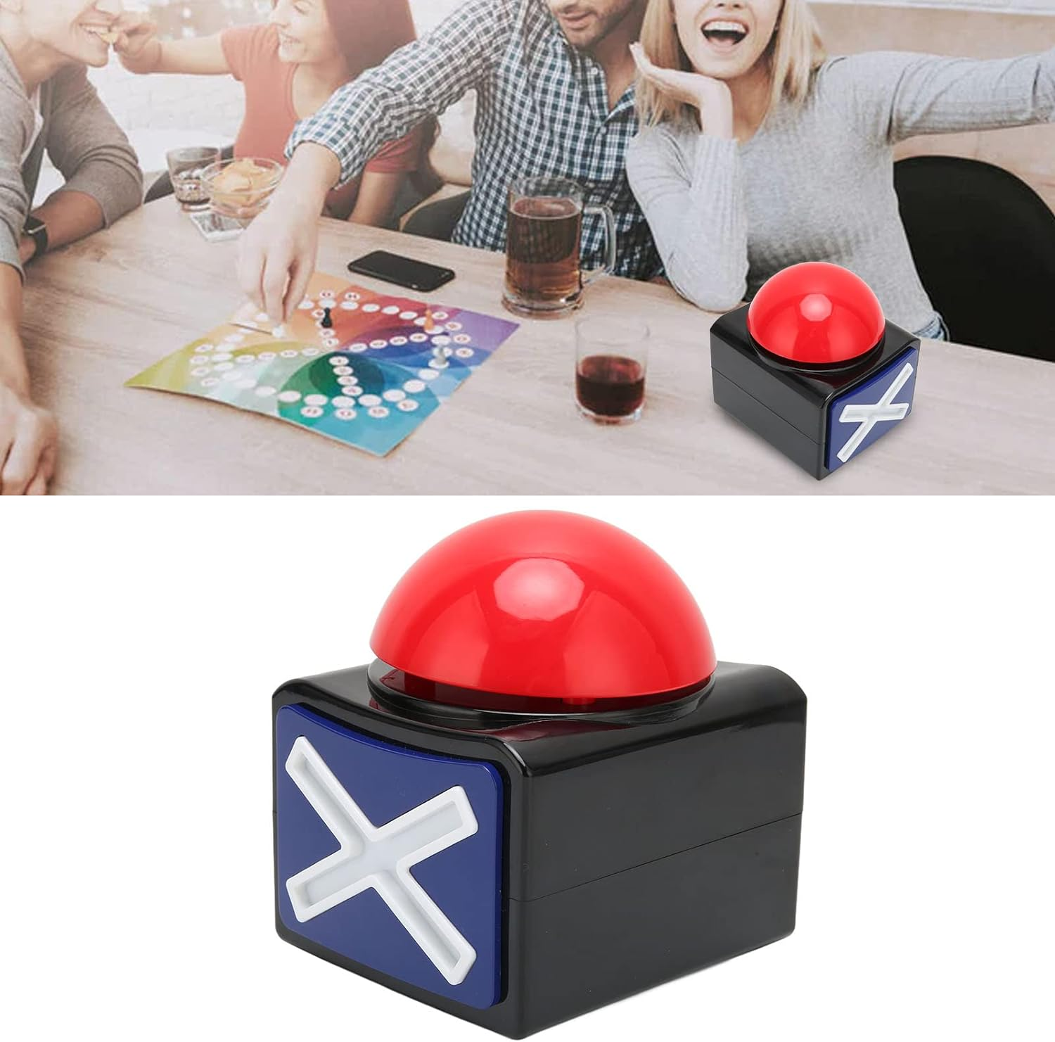 Game Buzzer, Game Show Buzzers, Portable, Easy to Store, ABS Material, Small Size for Birthday Parties image number 6