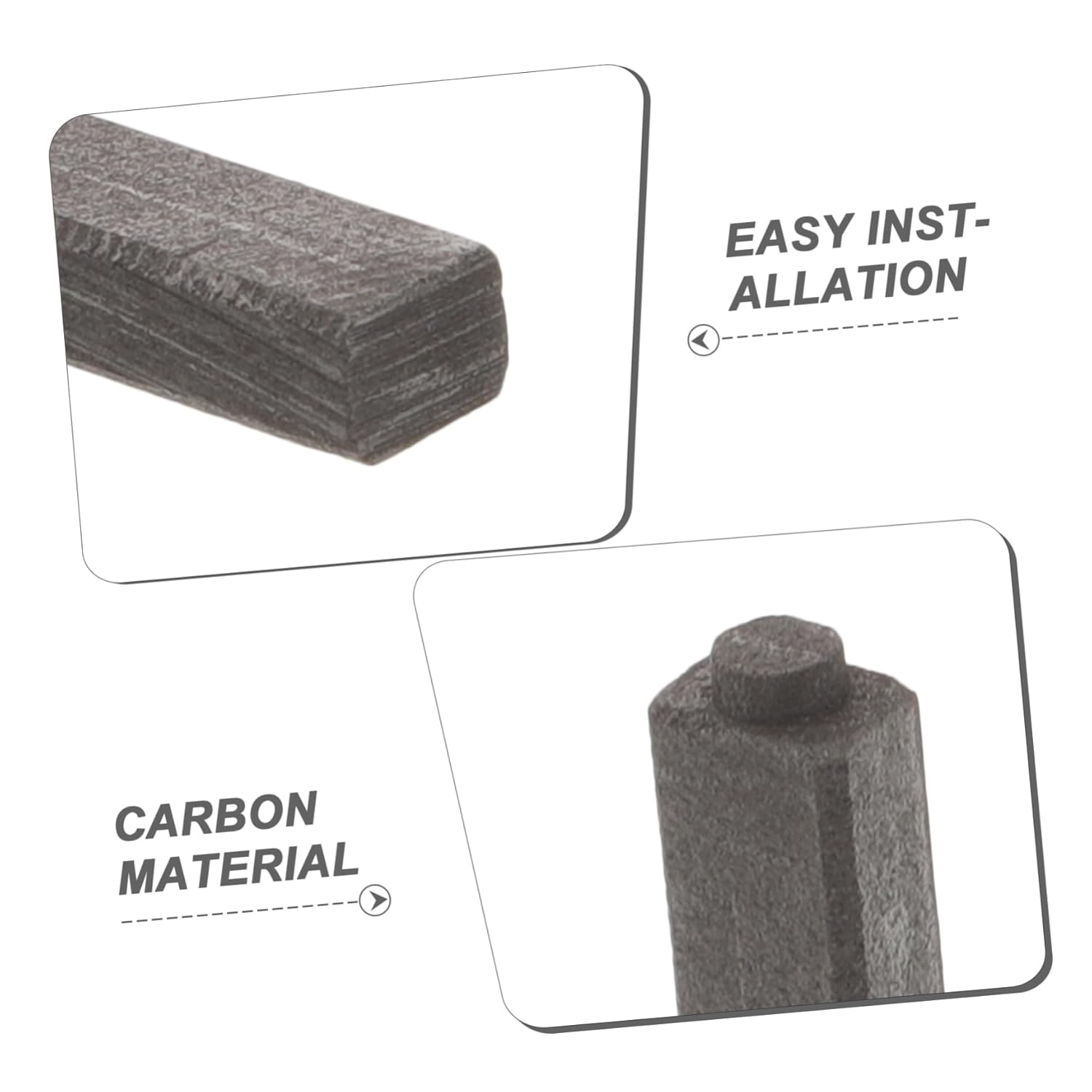 Gadpiparty 1Set Carbon Motor Brush Replacement for Hair Dryers Durable Carbon Material Wide Compatibility for Various Models Easy Installation for Stable Motor Performance 20Pcs image number 1