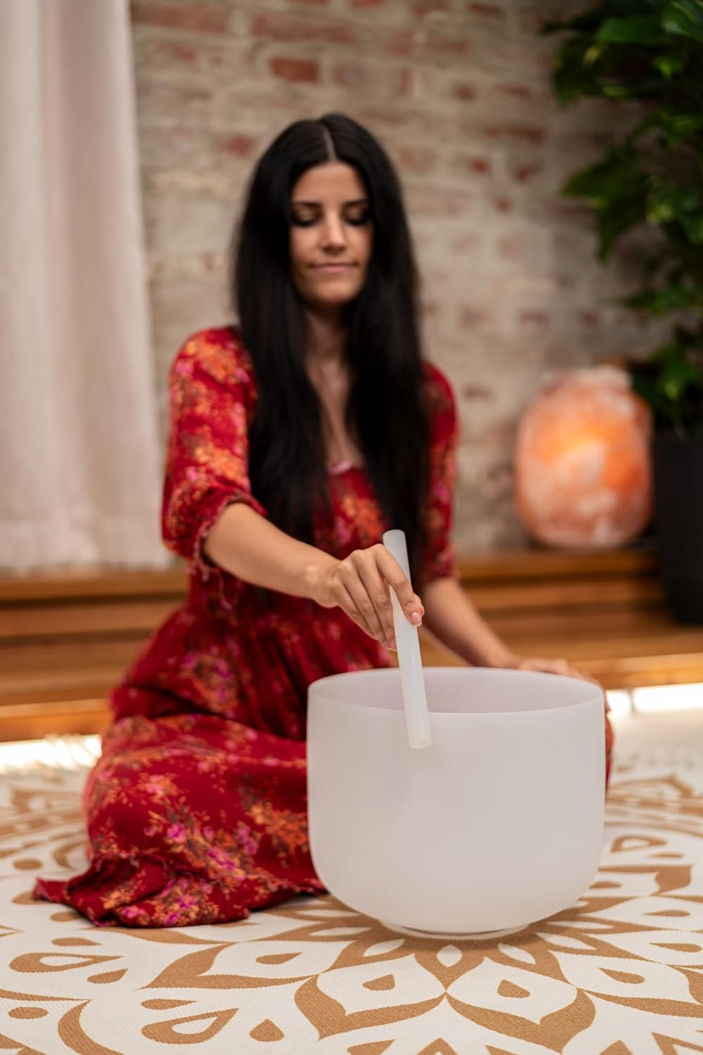 Meinl Sonic Energy Crystal Singing Bowl Resonant Rod/Mallet &Acirc;&euro;&rdquo; Silicone Coated Glass &Acirc;&euro;&rdquo; Pure, Clear Tone for Meditation, ASMR, Yoga or Sound Baths (CSBRL) image number 6