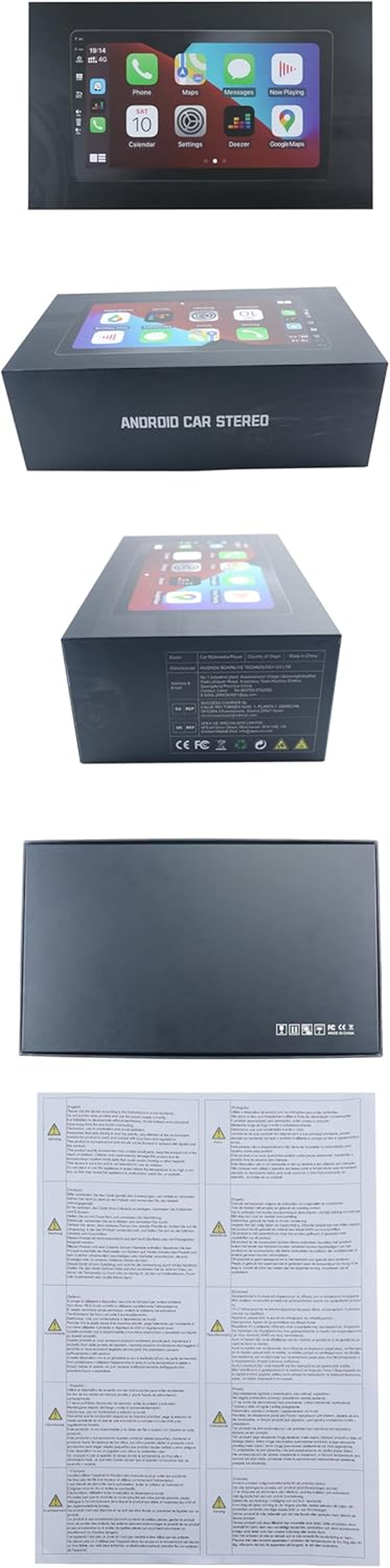 Cadley Android 14 Car Radio for Suzuki Grand Vitara 2005-2013 with Wireless Apple Carplay, Android Car, Mirror Link, GPS Navigation, Bluetooth 5.0, Wifi, USB, Navi, FM + Reversing Camera image number 4