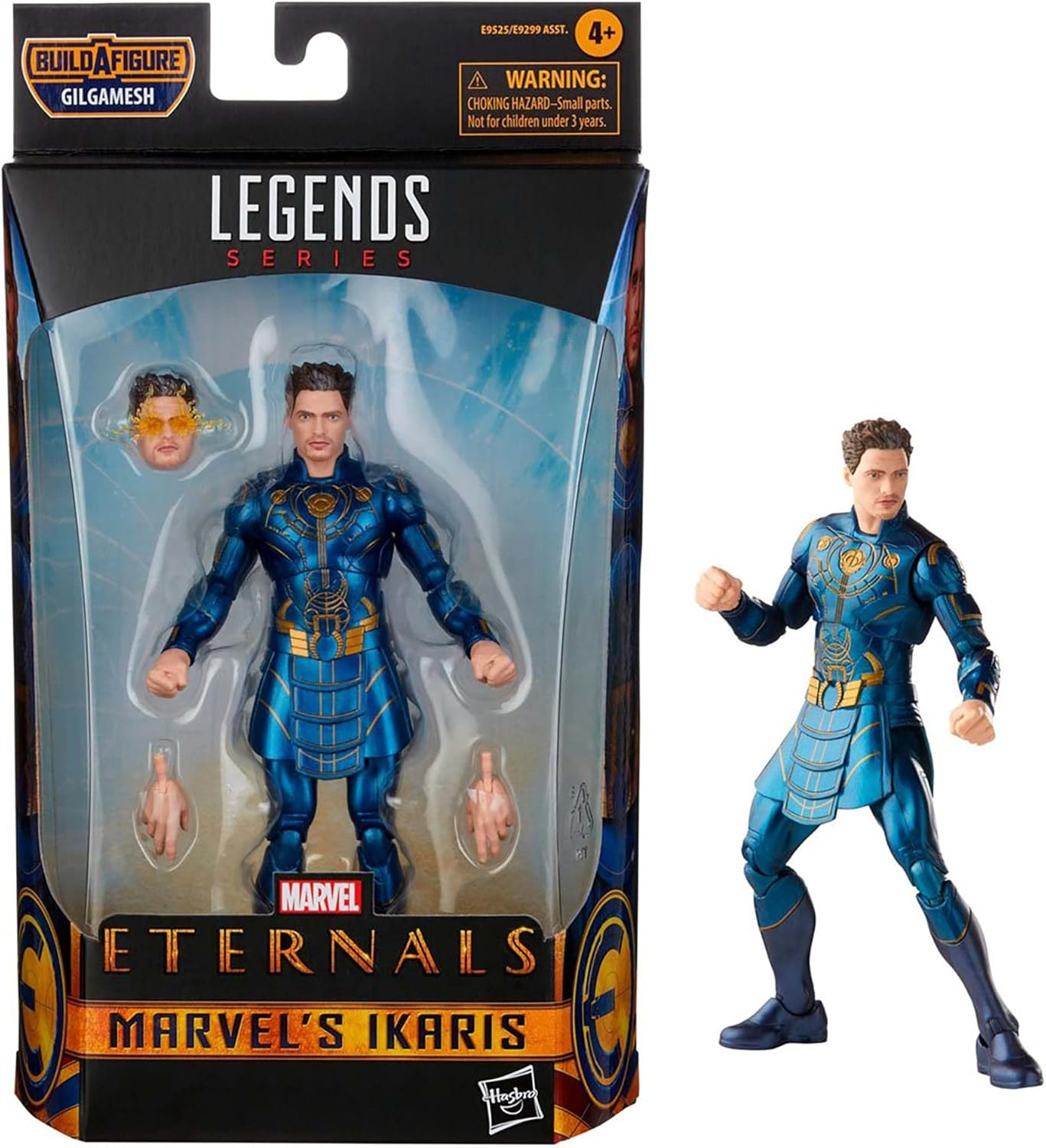 MARVEL - Legends Series - 6Inch Ikaris - Movie Inspired - the Eternals - Richard Madden - 3 Accessories - Premium Design - Collectible Action Figure - Toys for Kids - Boys and Girls - E9525 - Ages 4+ image number 3