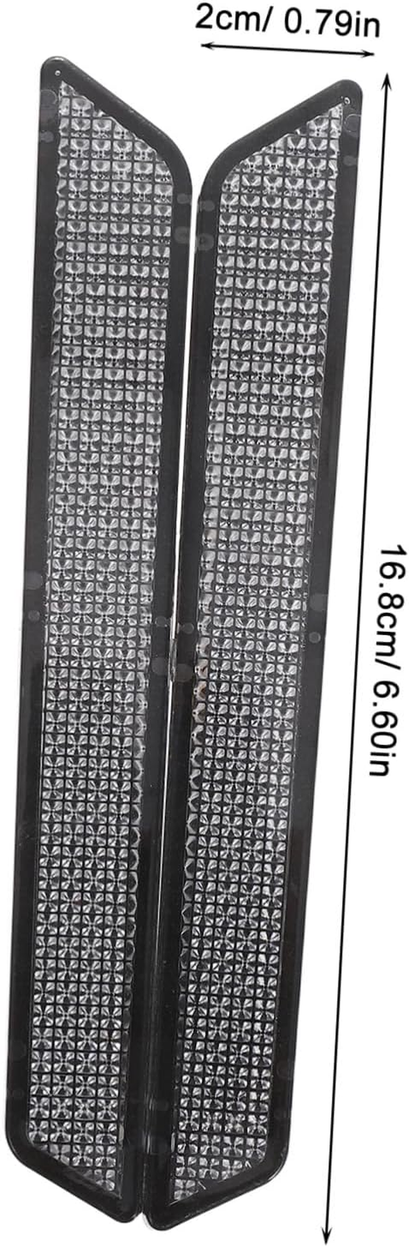 Abs Plastic Reflective Saddlebag Latch Covers for Davidson Touring Road Motorcycle Safety Reflector Inserts with Enhanced Night Visibility and Weather Protection Fit - Grey image number 4