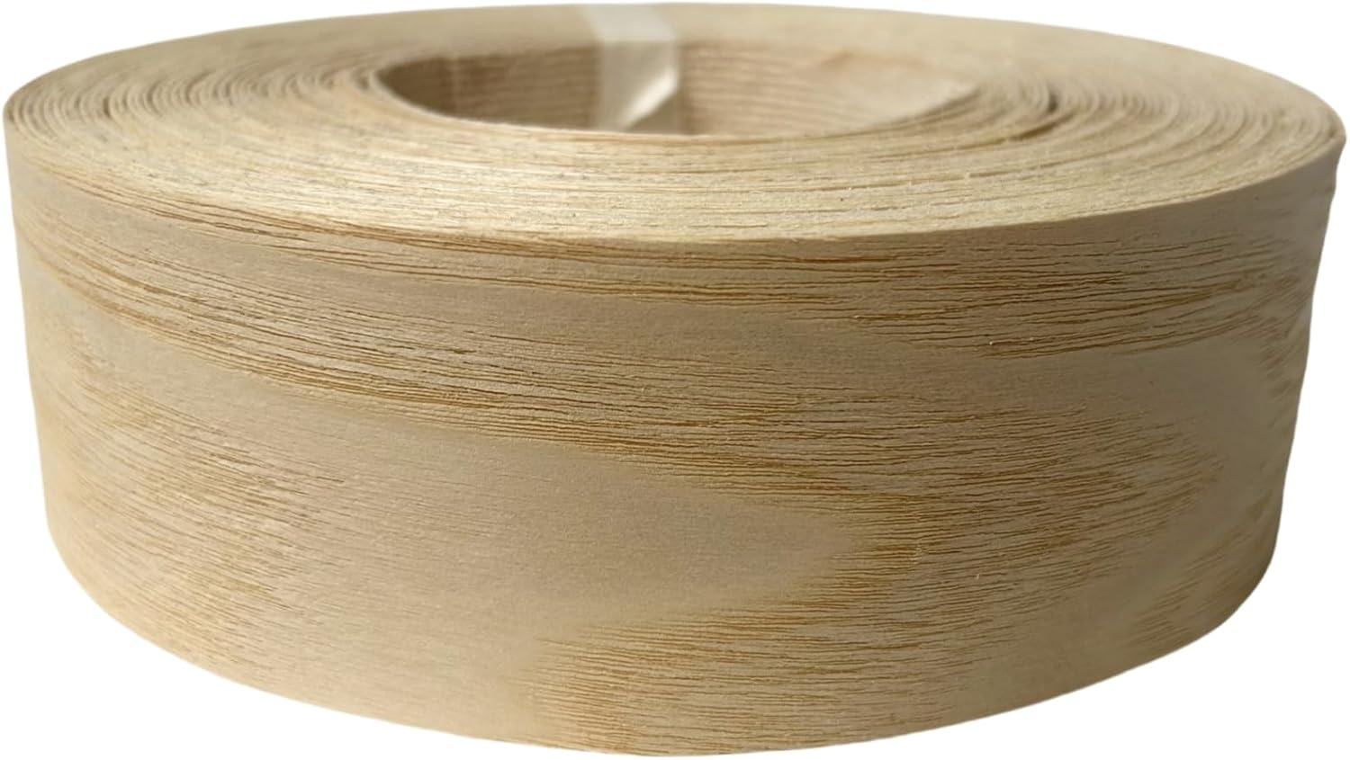 Preglued American White Ash Wood Veneer Edging, Plywood Edge Banding, Flexible Wood Tape, Iron on Easy Application Veneer Edging with Hot Melt Adhesive Back (5Cmx15M) image number 2