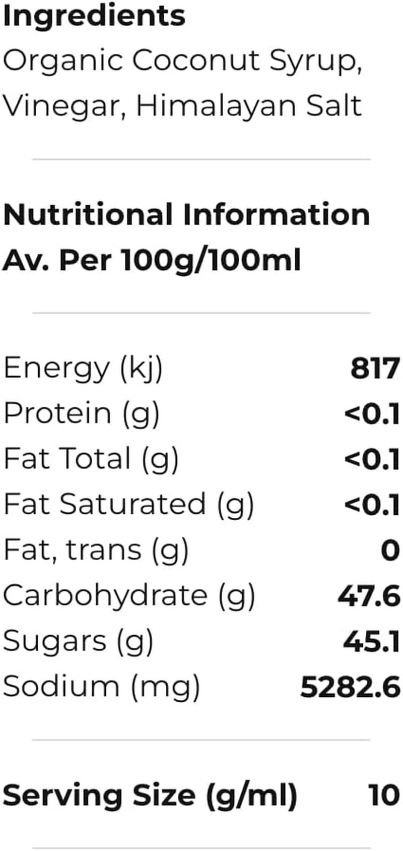 Honest to Goodness, Organic Coconut Aminos, 250 Ml - Delicious Soy and Wheat-Free Alternative Seasoning Sauce. Made from Hand-Harvested Organic Coconut Blossom Sap. image number 4