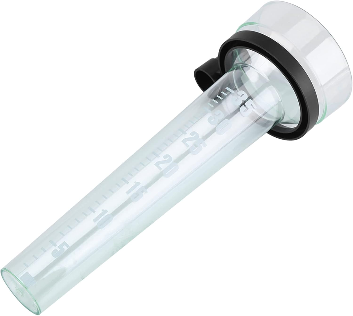 Outdoor Rain Tube Accurate Measurement 35Mm Capacity for Garden Improved Watering Rate Light Green Plastic