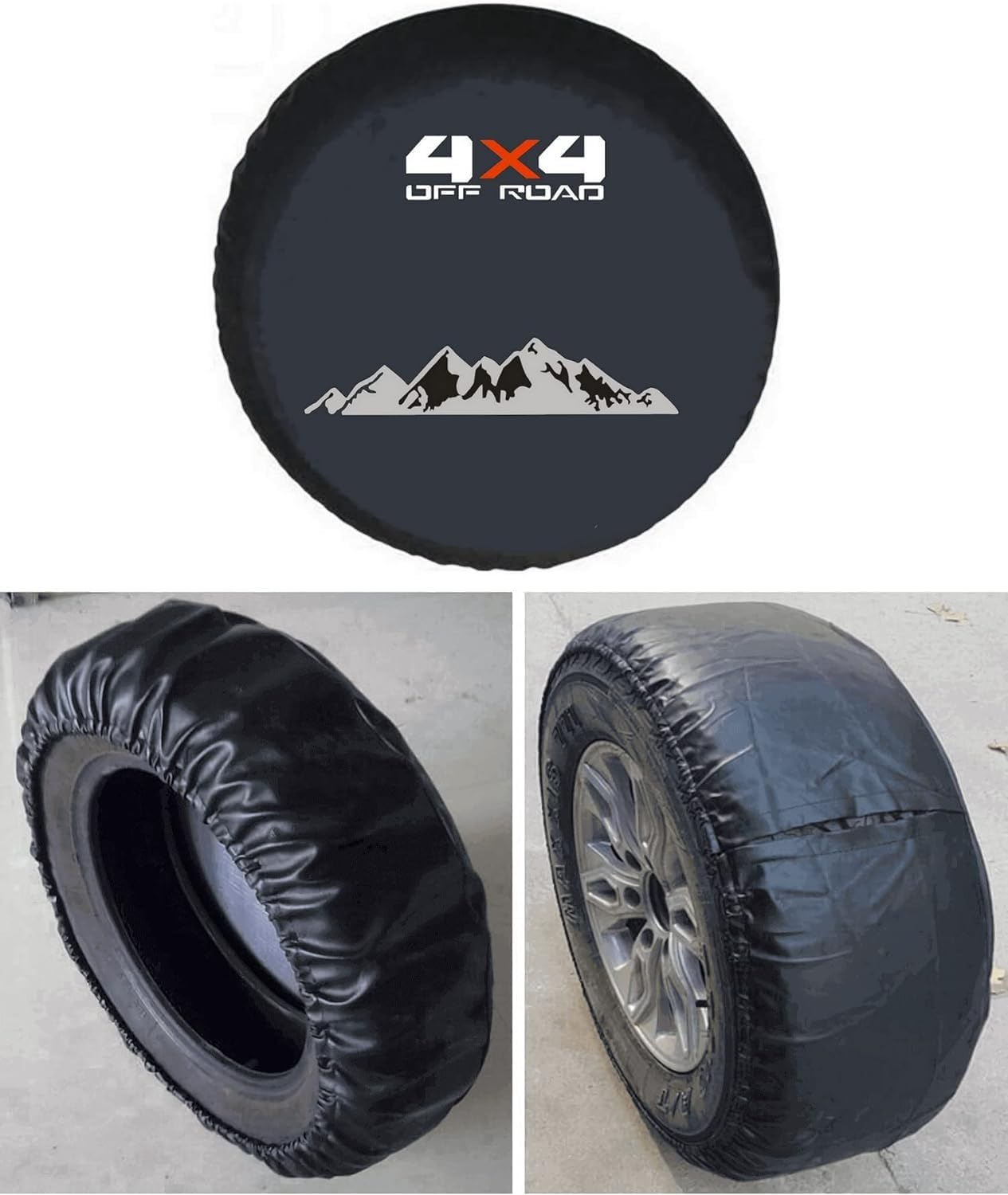 For Suzuki, Toyota, Ford, Chevrolet, Buick, Honda CR-V Spare Tire Cover, Spare Wheel Cover Protector, for Cars and Suvs Spare Tire Protector (S: 205/65R15, 215/60R16) image number 6