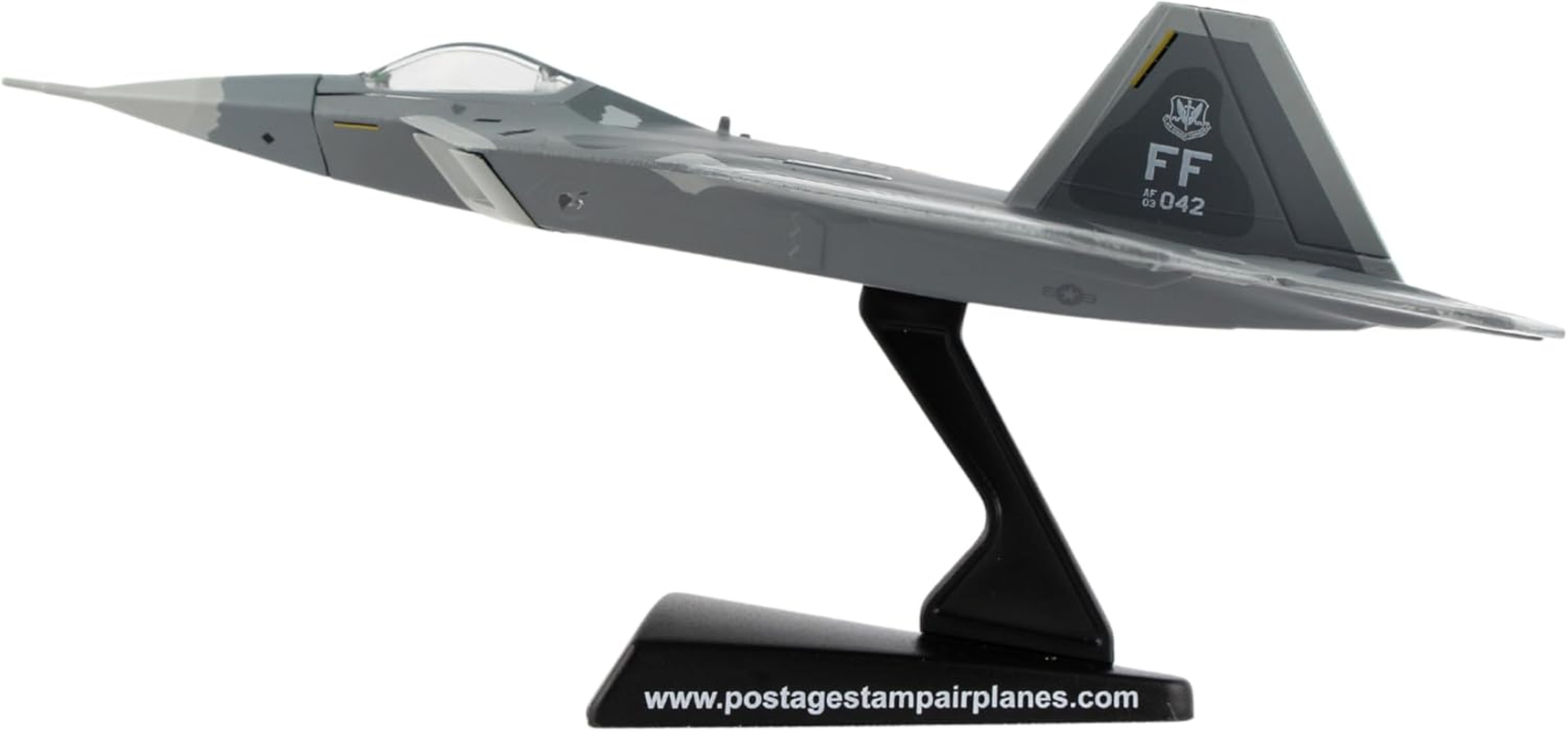 Daron Postage Stamp USAF F-22 1/145 Raptor Vehicle image number 6