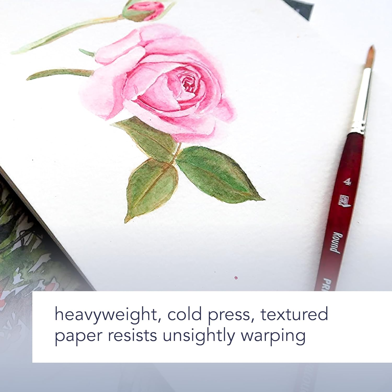 Canson Artist Series Montval Watercolor Paper, Wirebound Pad, 10X7 Inches, 20 Sheets (140Lb/300G) - Artist Paper for Adults and Students - Watercolors, Mixed Media, Markers and Art Journaling image number 1