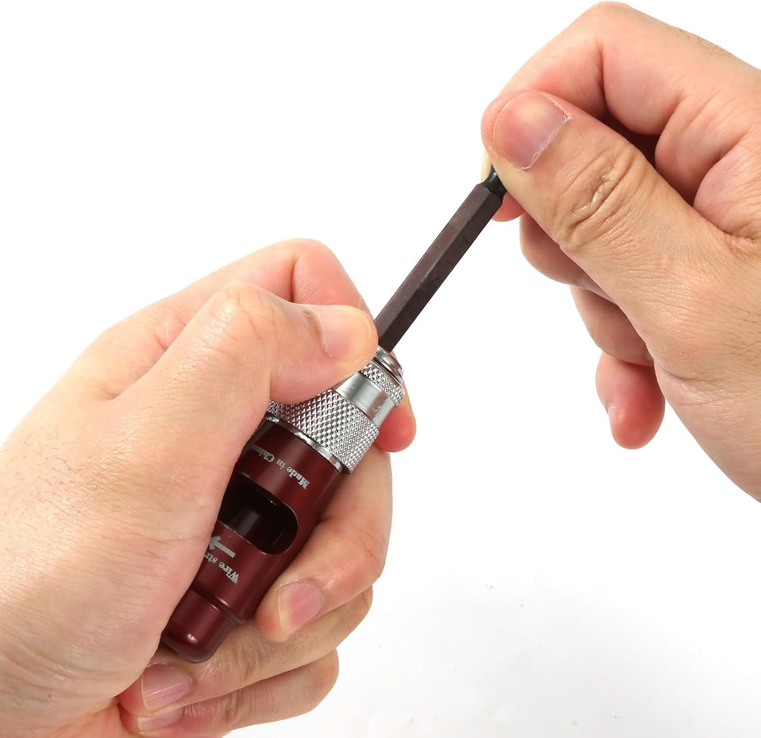 Electric Wire Stripper, 4-In-1 Electrical Wire Stripping and Twisting Tool Best Wire Strippers Wire Stripper Cutter Portable Wire Twist for Drill Fast Wire Stripping image number 4