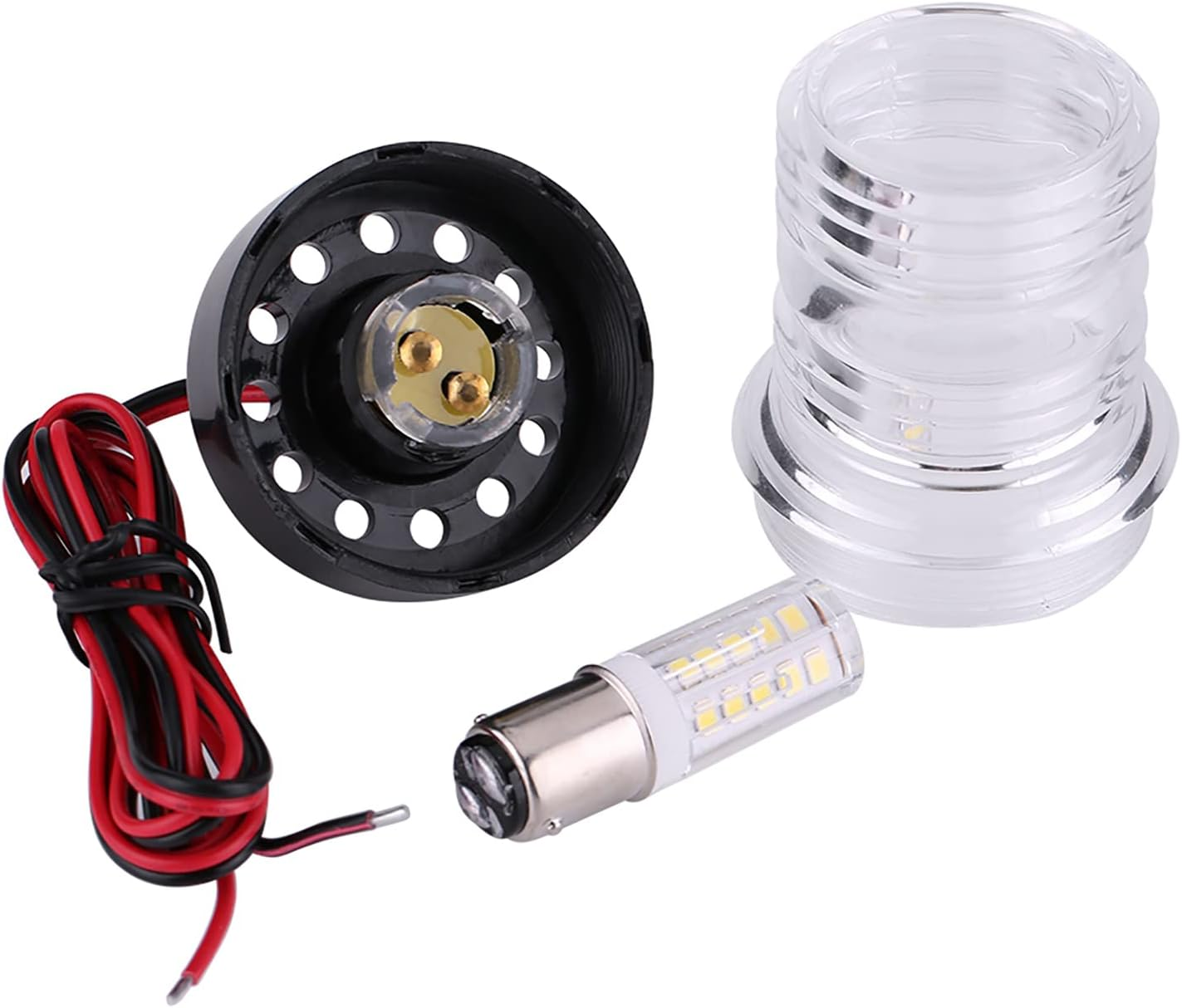 MARINE BOAT YACHT NAVIGATION ALL round WHITE LED ANCHOR LIGHT WATERPROOF image number 6