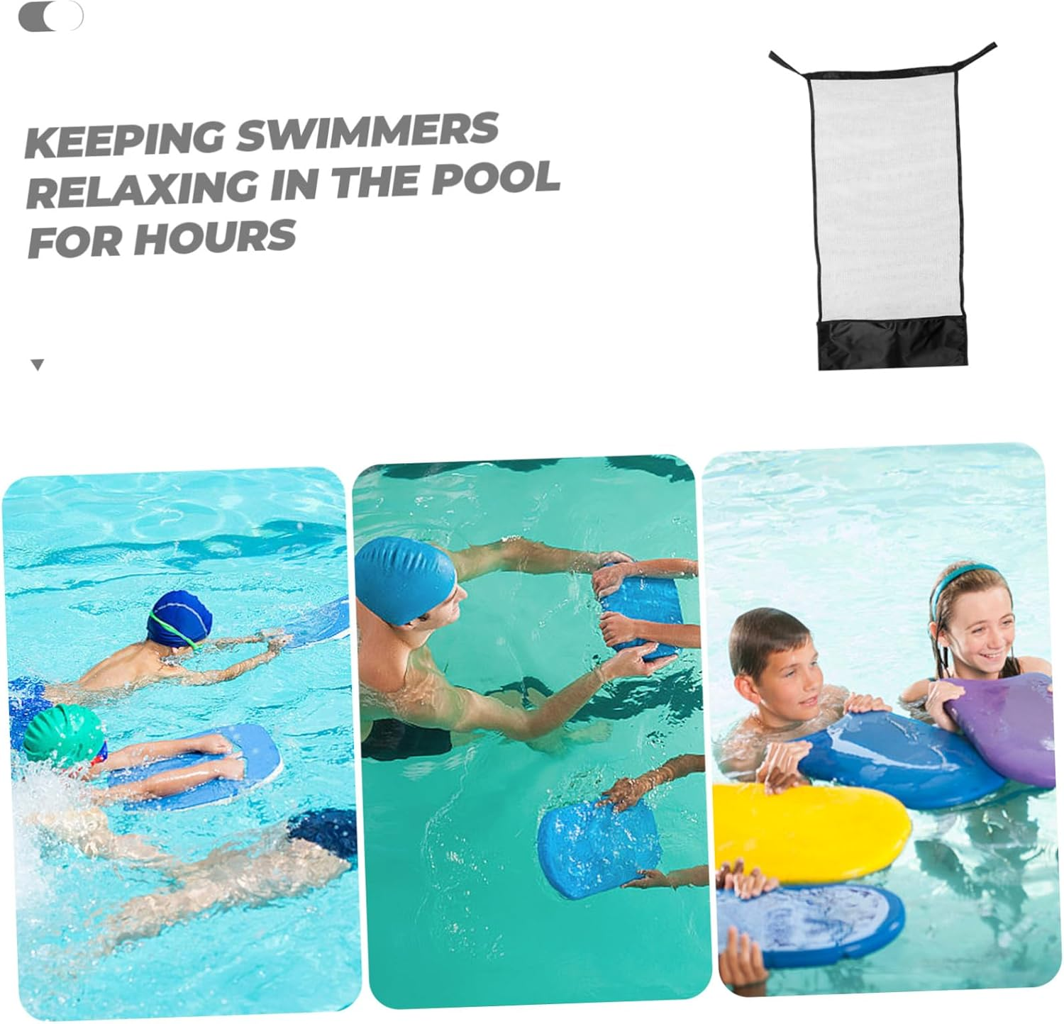 2Pcs Swimming Pool Mesh Chair Net Bag Portable Swimming Pool for Adults Baby Accessories Summer Chair Ming Noodles Noodle Chairs for Adults E Sling Polyester