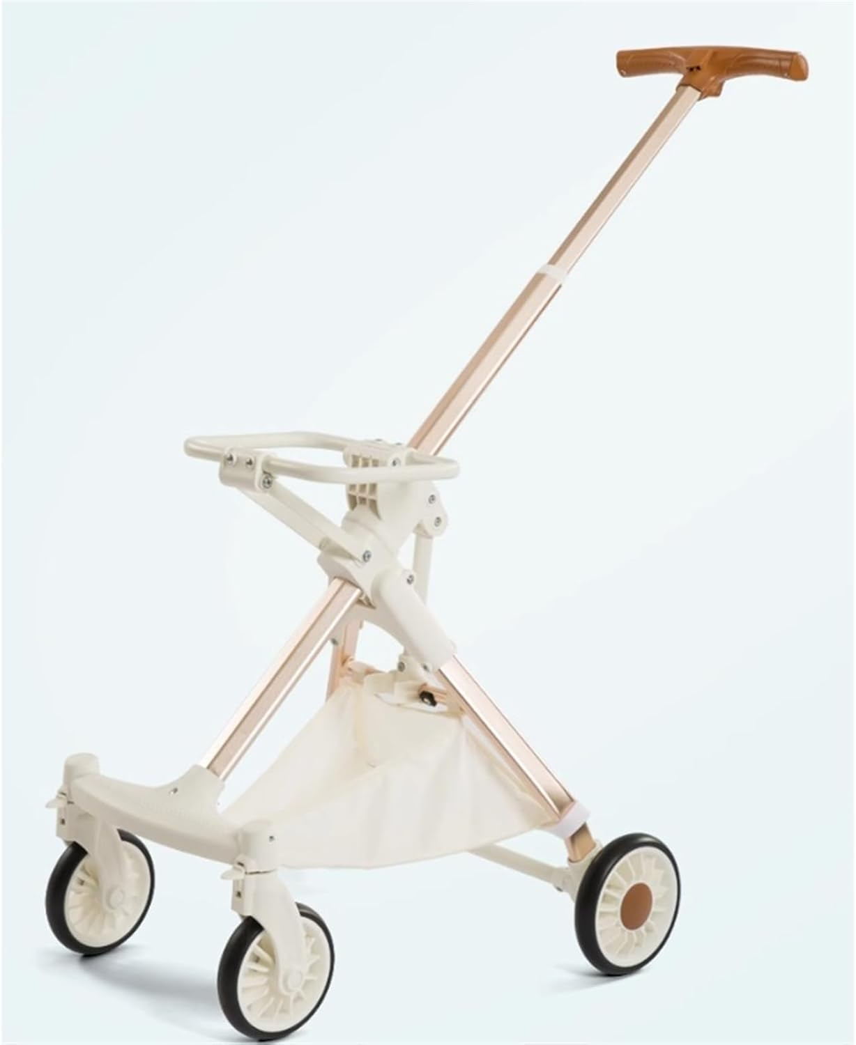 Pet Stroller Dog Stroller Cat Stroller Foldable Pet Stroller 3 in 1 Dog Stroller Pet Carrier Strolling Cart with Storage Basket for Cats and Dogs Dog Pram Dog Cat(Color:Light Gray) image number 1