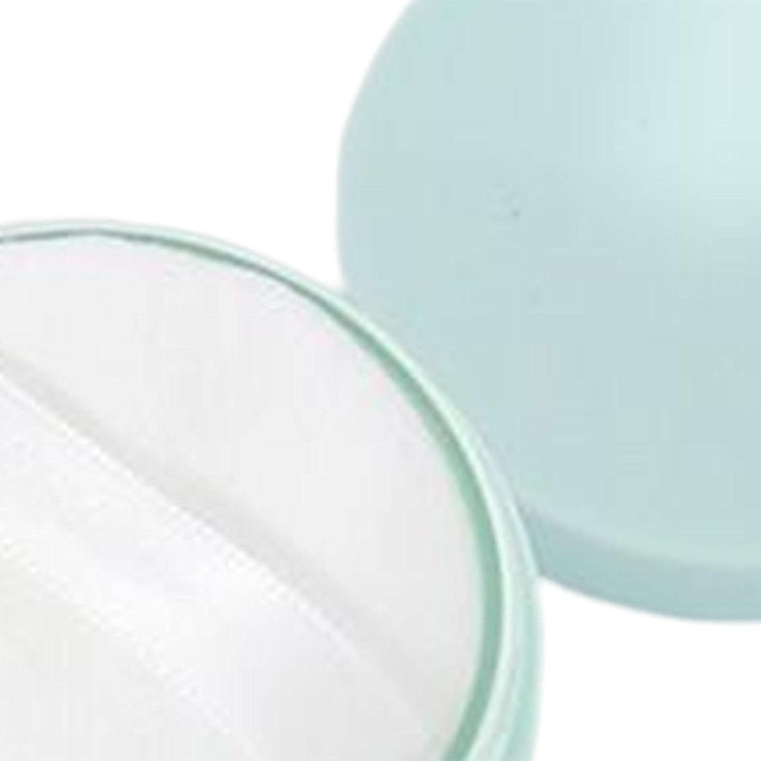 Harayaa Empty Loose Powder Containers with Puff for Loose Powder, Blush, Foundation Accessories Durable Small Size Lightweight Delicate Workmanship, Green image number 3