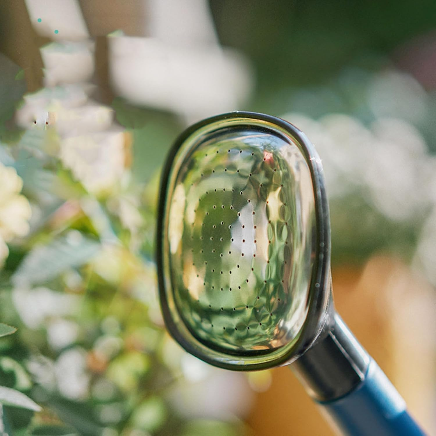 8L Plastic Watering Can, Large Capacity Long Spout Thickened Planting Bottle with Advanced Shower Head, for Home Garden (Blue)