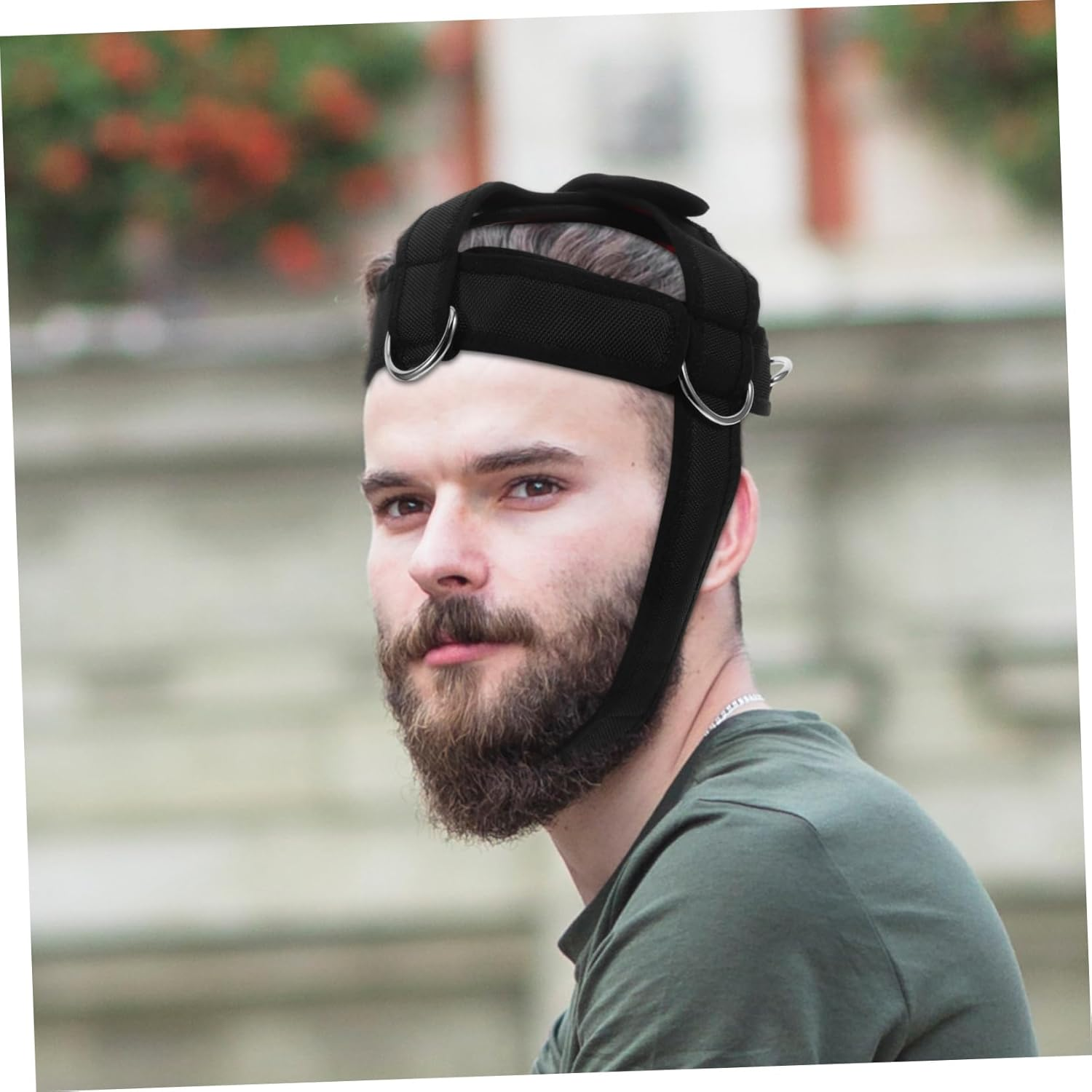 LAPYAPPE Adjustable Neck Exerciser Strap Head Harness for Neck Muscle Training and Weight Resistance in Sports and Physical Therapy