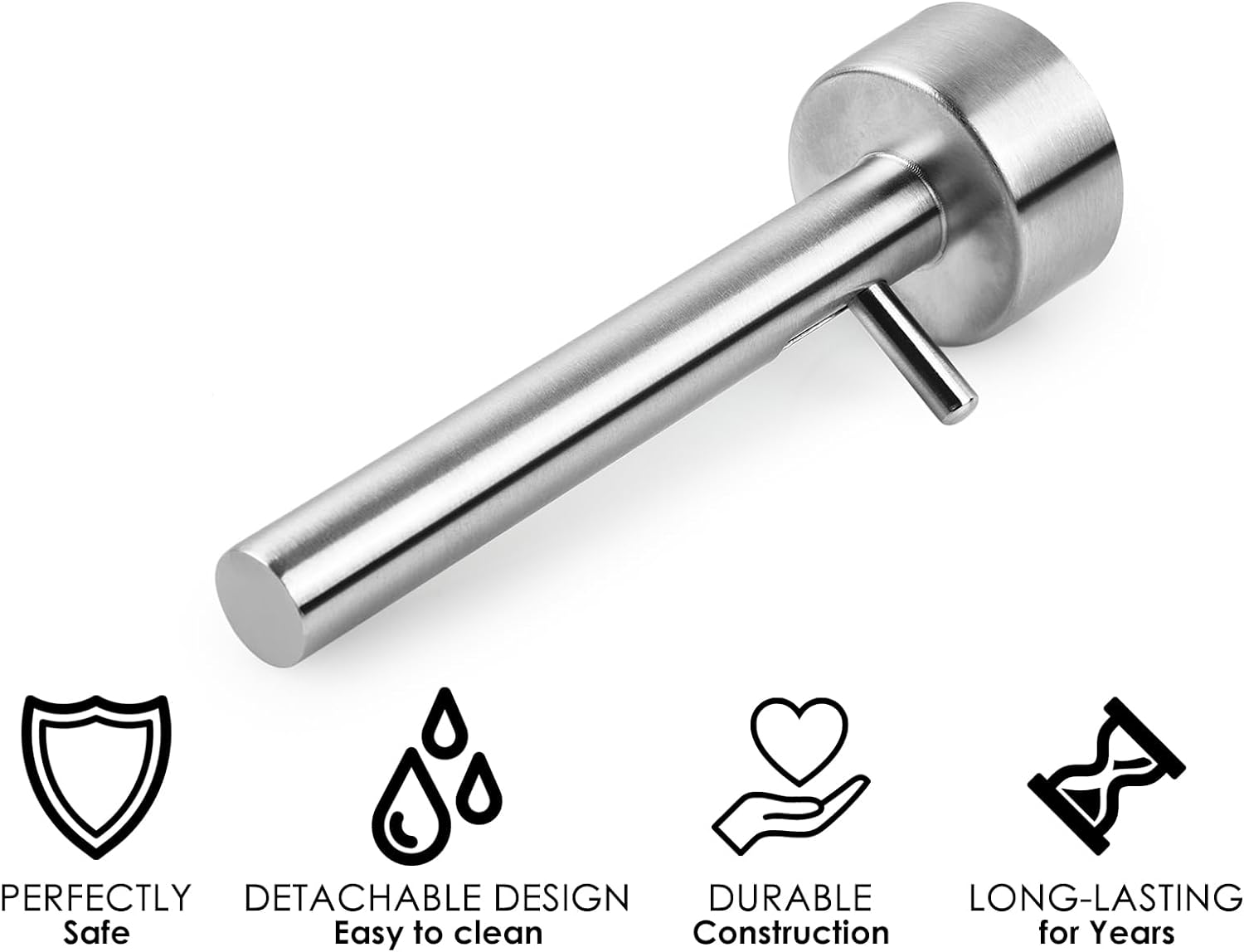 DS. DISTINCTIVE STYLE Falafel Scoop Mold Maker Tool 4 Cm Shaper Stainless Steel Easy to Use and Clean Non-Sticky Meatball Press Scoops image number 2