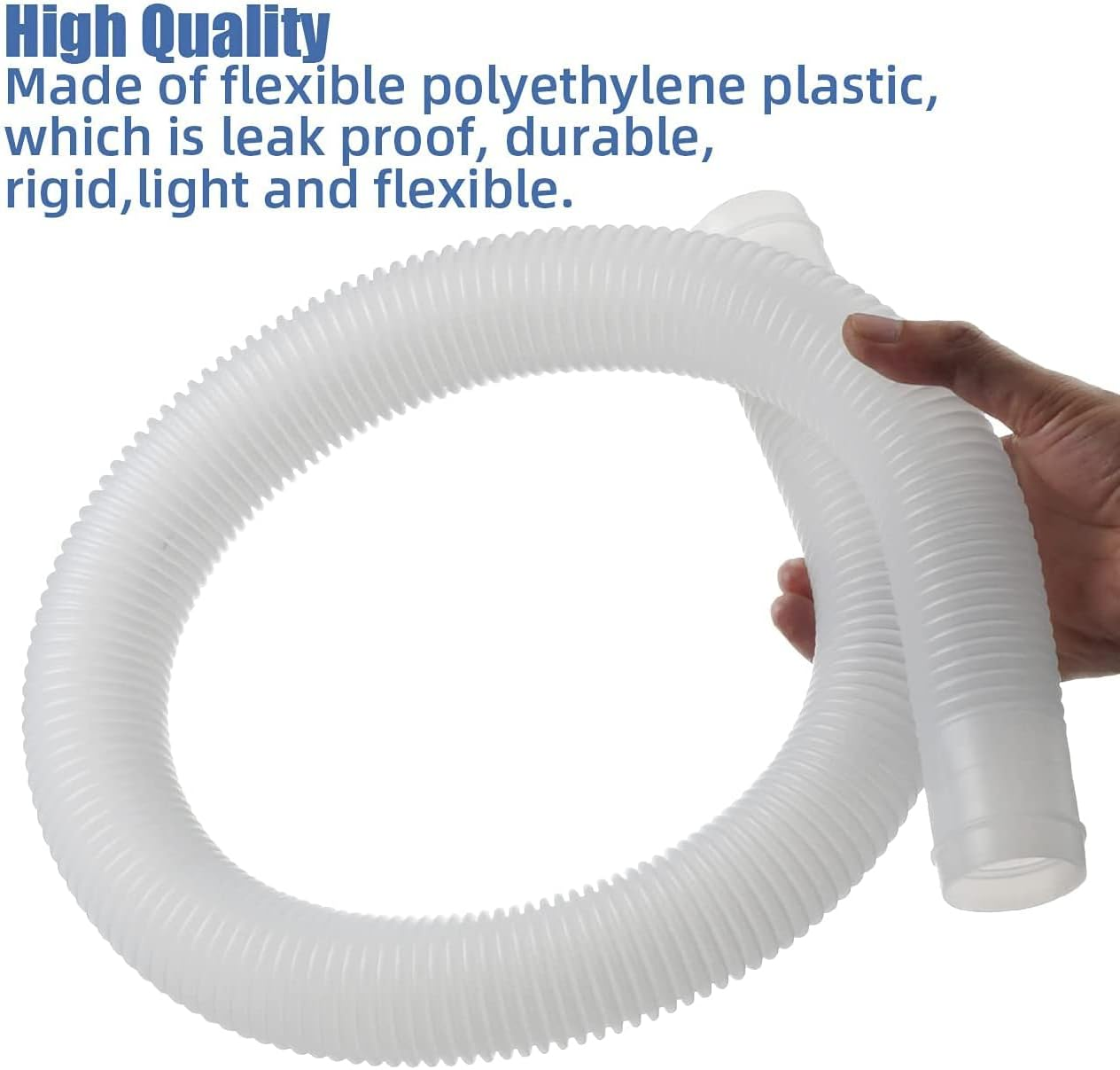 Dimakung 1.5" X 3Ft Pool Skimmer Hose Replacement for Intex above Ground Pool Skimmer Pump Transfer Hose Part # 10531 25016