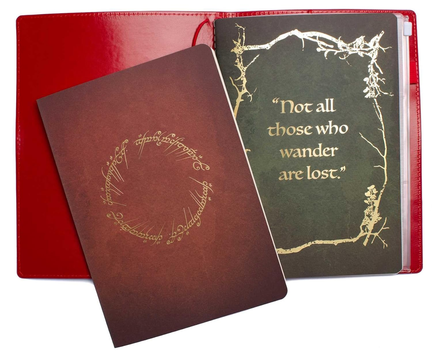 The Lord of the Rings: Red Book of Westmarch Traveler'S Notebook Set: (Refillable Notebook) image number 6