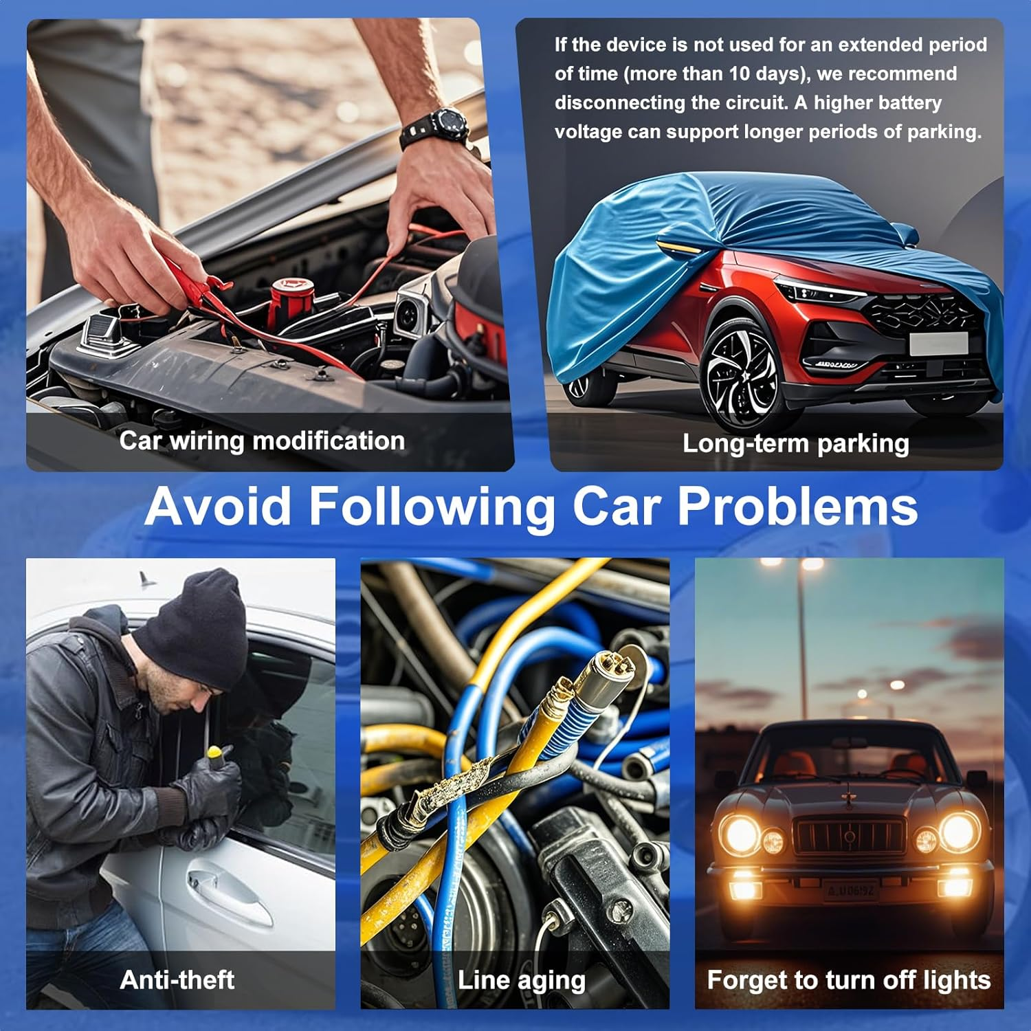 Kill Switch 12V 240A Battery Disconnect Switch with Led Voltage Display Anti-Theft Battery Isolator Switch for Car Rv Truck Boat image number 3