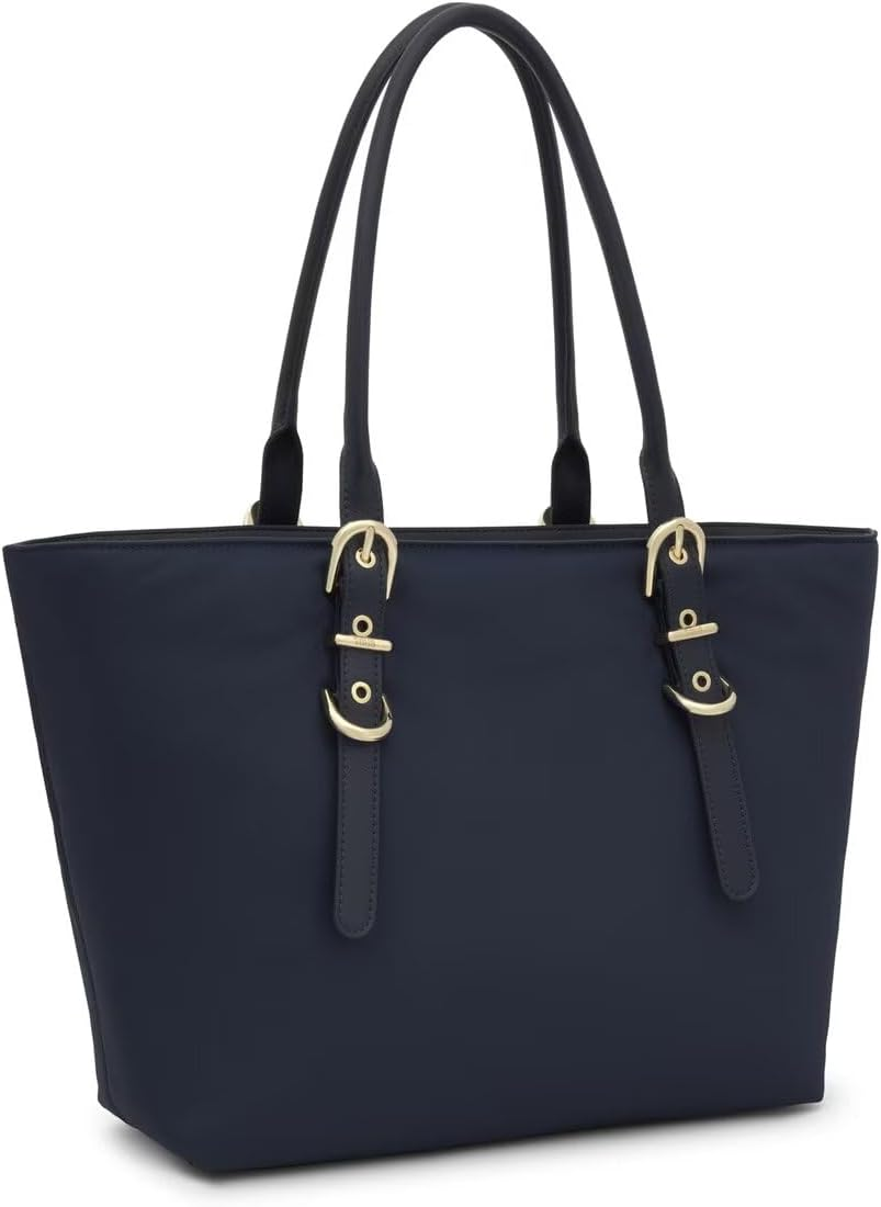 TOUS Ladies Capazo L Buckles Soft Azul Marino Large Tote Bag Navy, Navy image number 1
