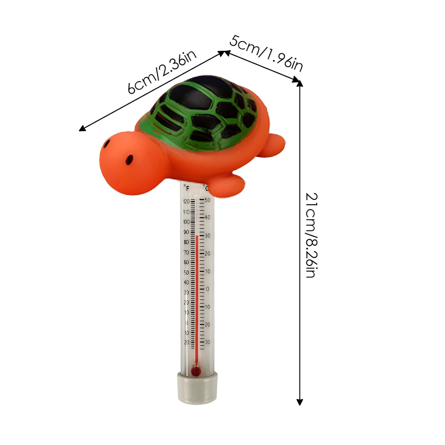 Temperature Gauge for Pool, Tub Thermograph, Accurate Floating Temperature Gauge for Outdoor and Indoor Pools, Spas, Hot Tubs, Aquariums - A image number 5