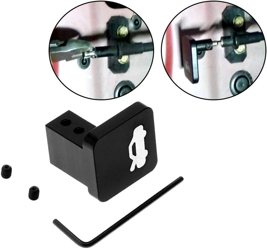 Hood Release Latch Handle Repair Kit Replacement for Honda Civic 96-2011, CR-V 97-2006, Element 03-2011, Heavy Duty Billet Aluminum Hood Latch Release Cable Repair Kit image number 3