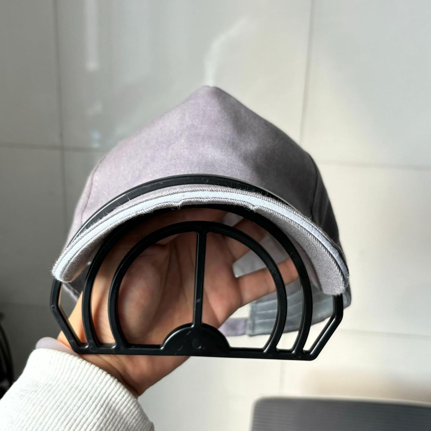 Brim Bender (4-Pack) - Perfect Hat Curving Band, Steaming Optional - Convenient Shaper Design with Dual Option Bill Bender Slots image number 5