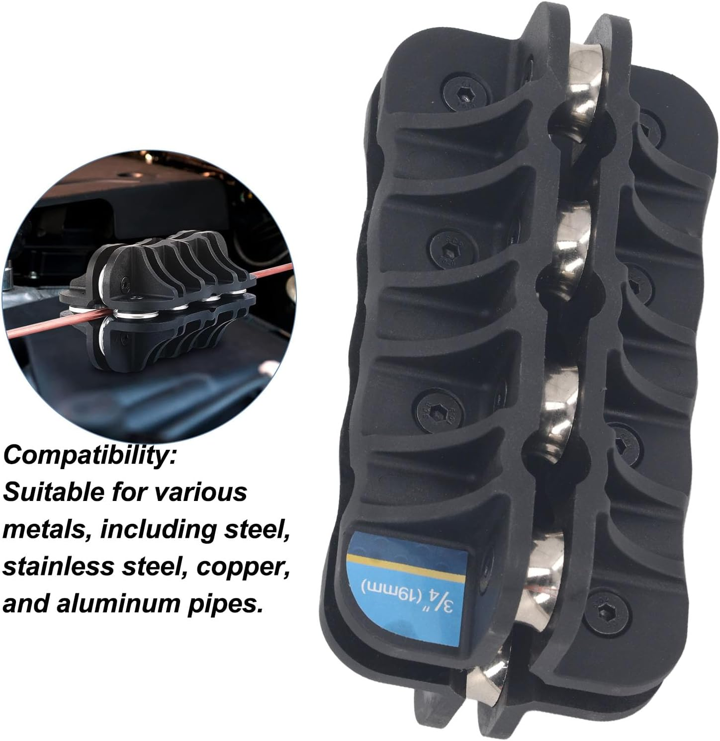 Jiawu Handheld Tubing Straightener, 3/4 Inch Copper Tube Straightening Tool for Brake Fuel System Lines, Pipe Straightener for Copper Tubing image number 6